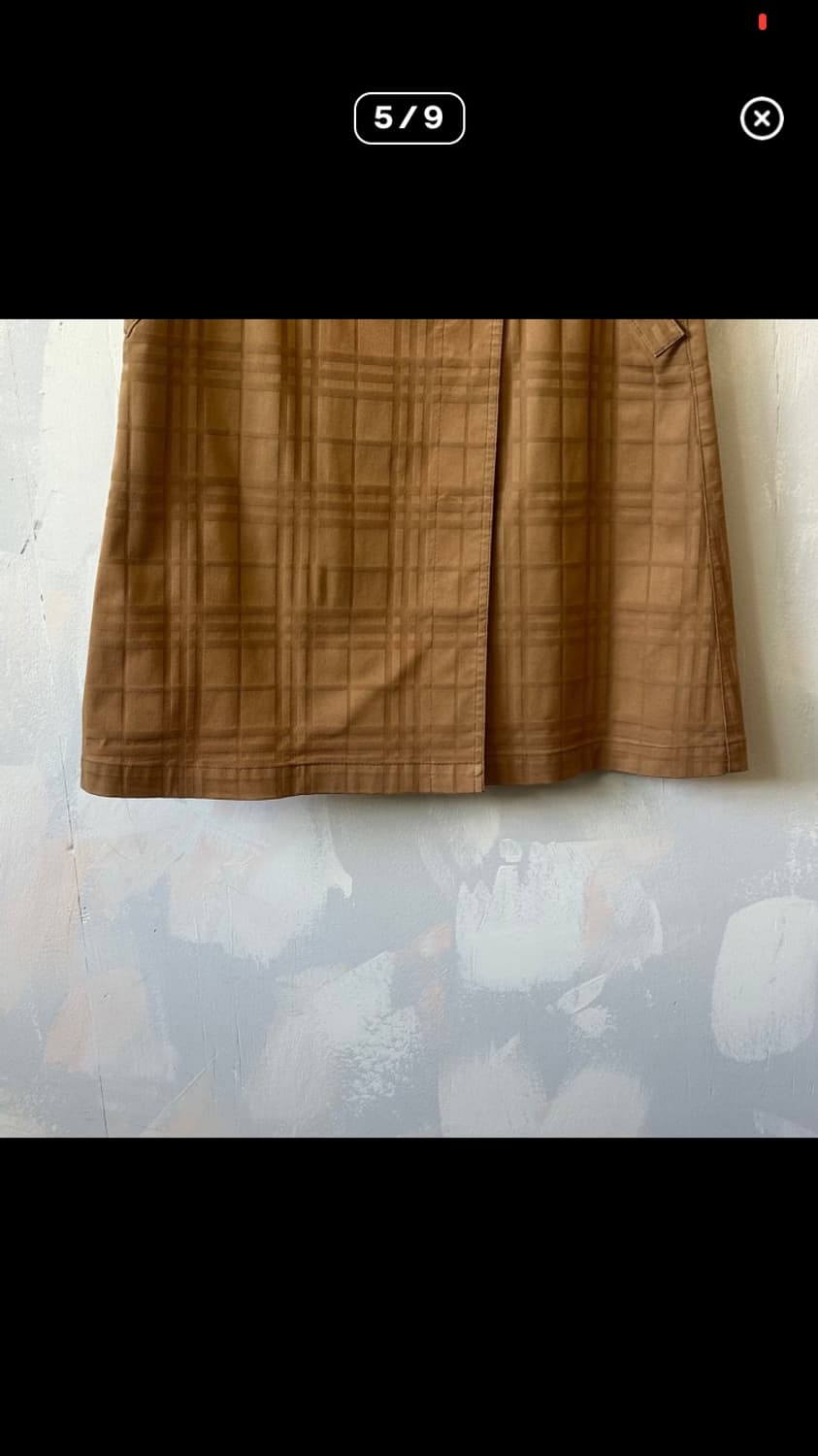 버버리 노바체크 더블 스커트 상품이미지5