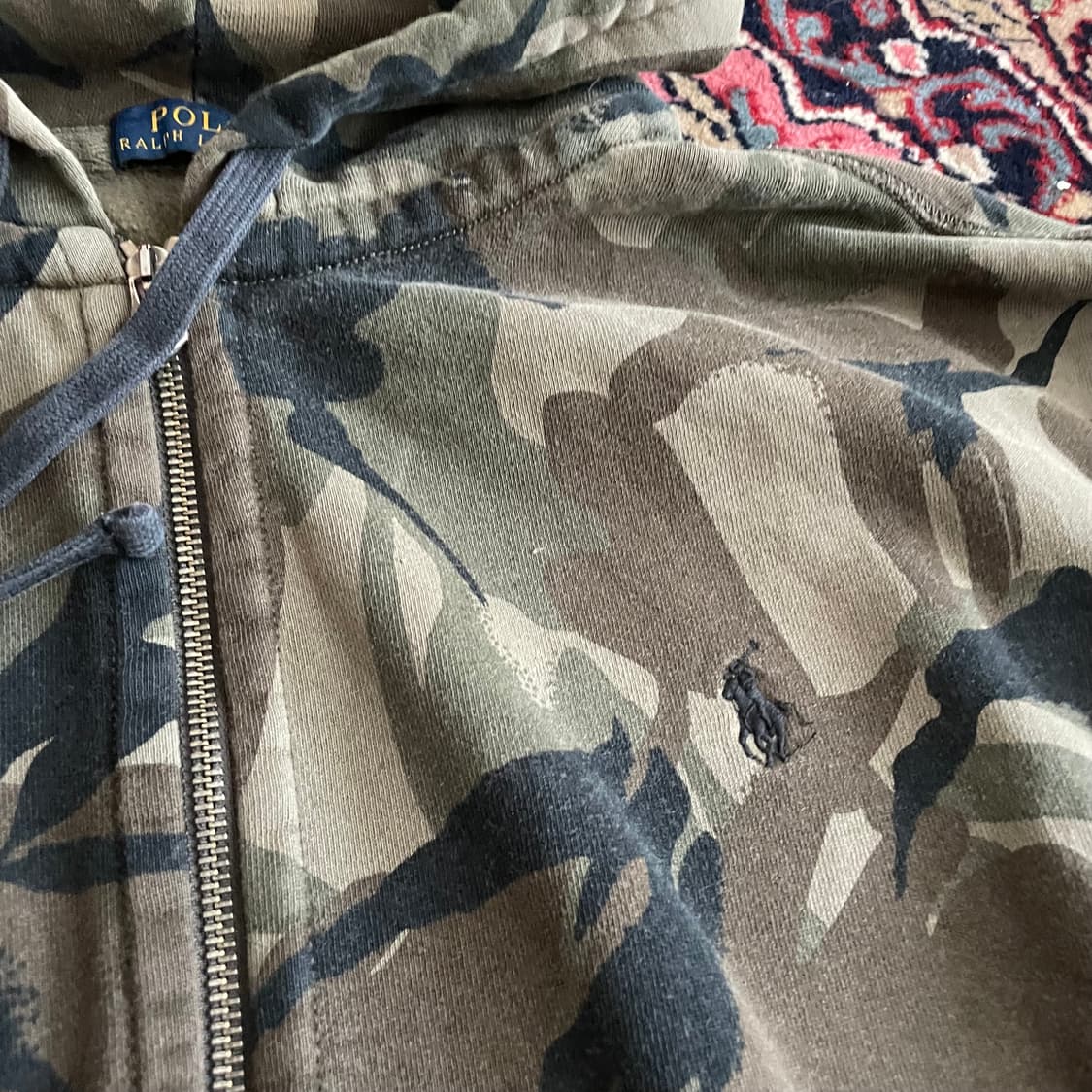 폴로 랄프로렌 빈티지 카모 후드집업 상품이미지8