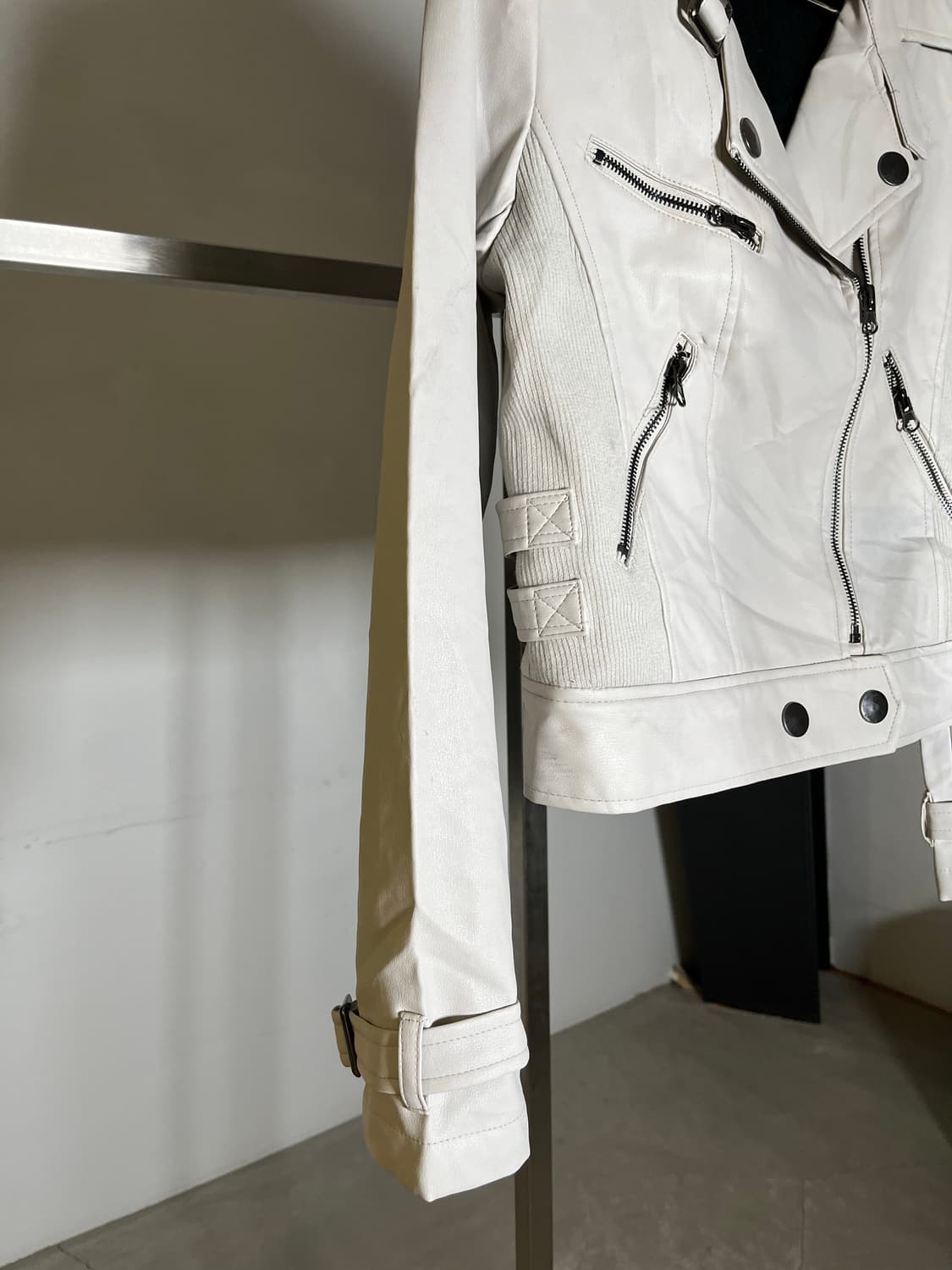 Biker Type Leather Jacket 상품이미지6