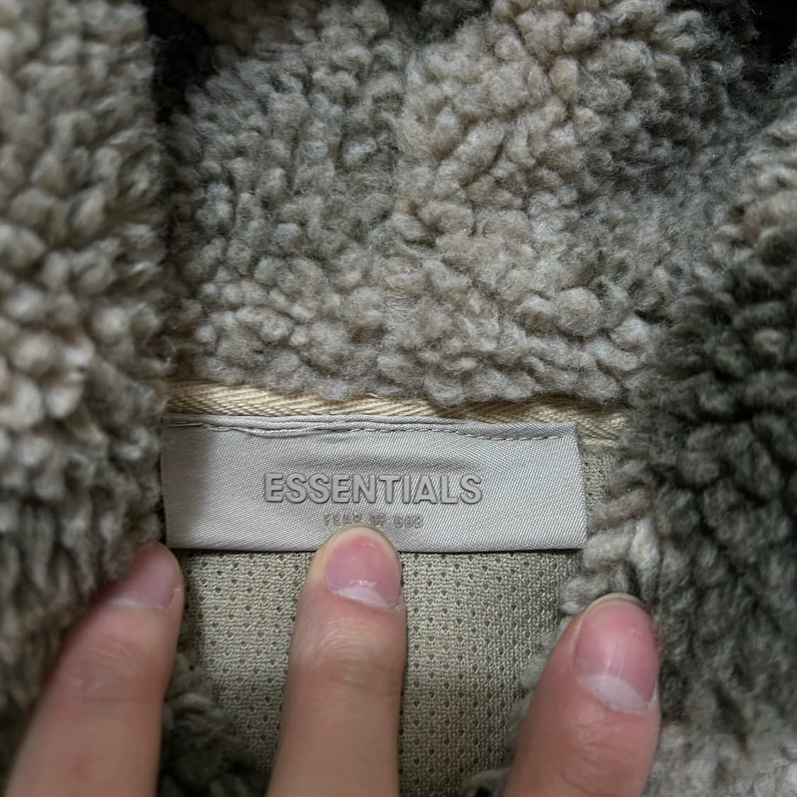 피어오브갓 에센셜 카모플라쥬 아노락 플리스 후리스 XL  상품이미지5