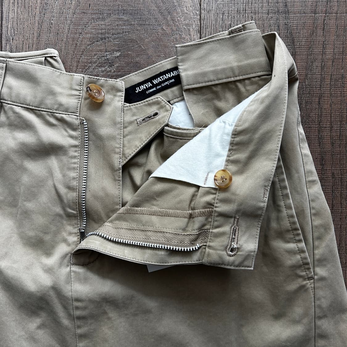 Beige Docking Pleats Skirt 상품이미지6