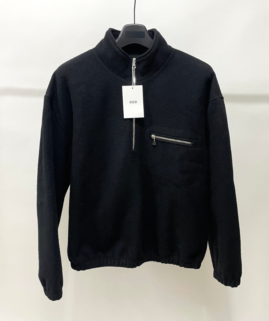 [L] 리에르 블랙 하프집업 플리스 상품이미지1