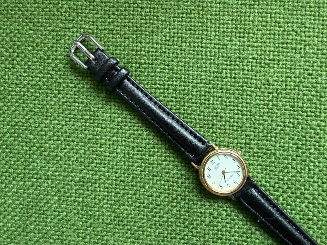 (정상 작동)세이코 엑셀린 쿼츠 빈티지 여성 시계 7321 상품이미지3