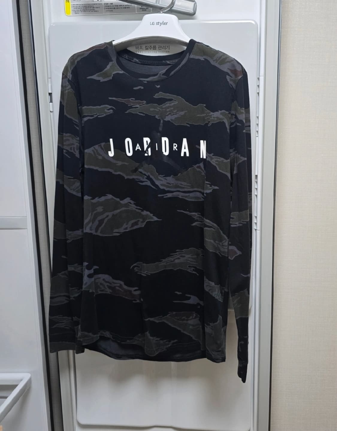 나이키 밀리터리 조던 카모 긴팔 티셔츠 사이즈 100 상품이미지3