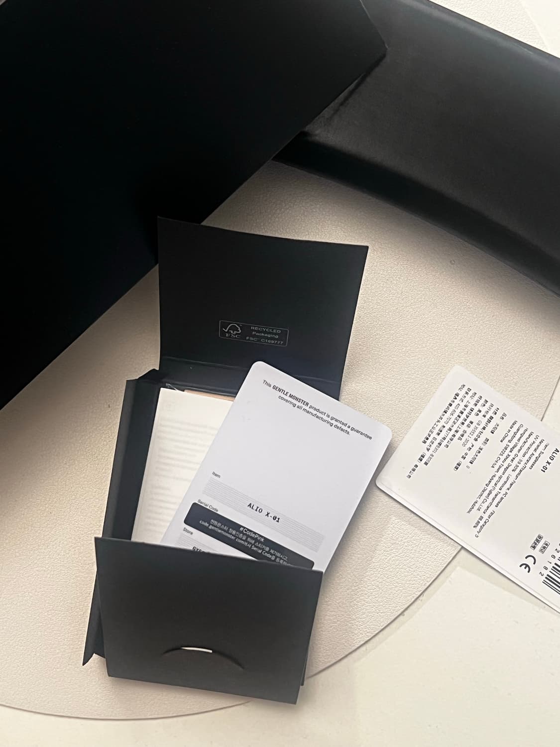 젠틀몬스터 알리오X1 하금테 새제품 상품이미지7