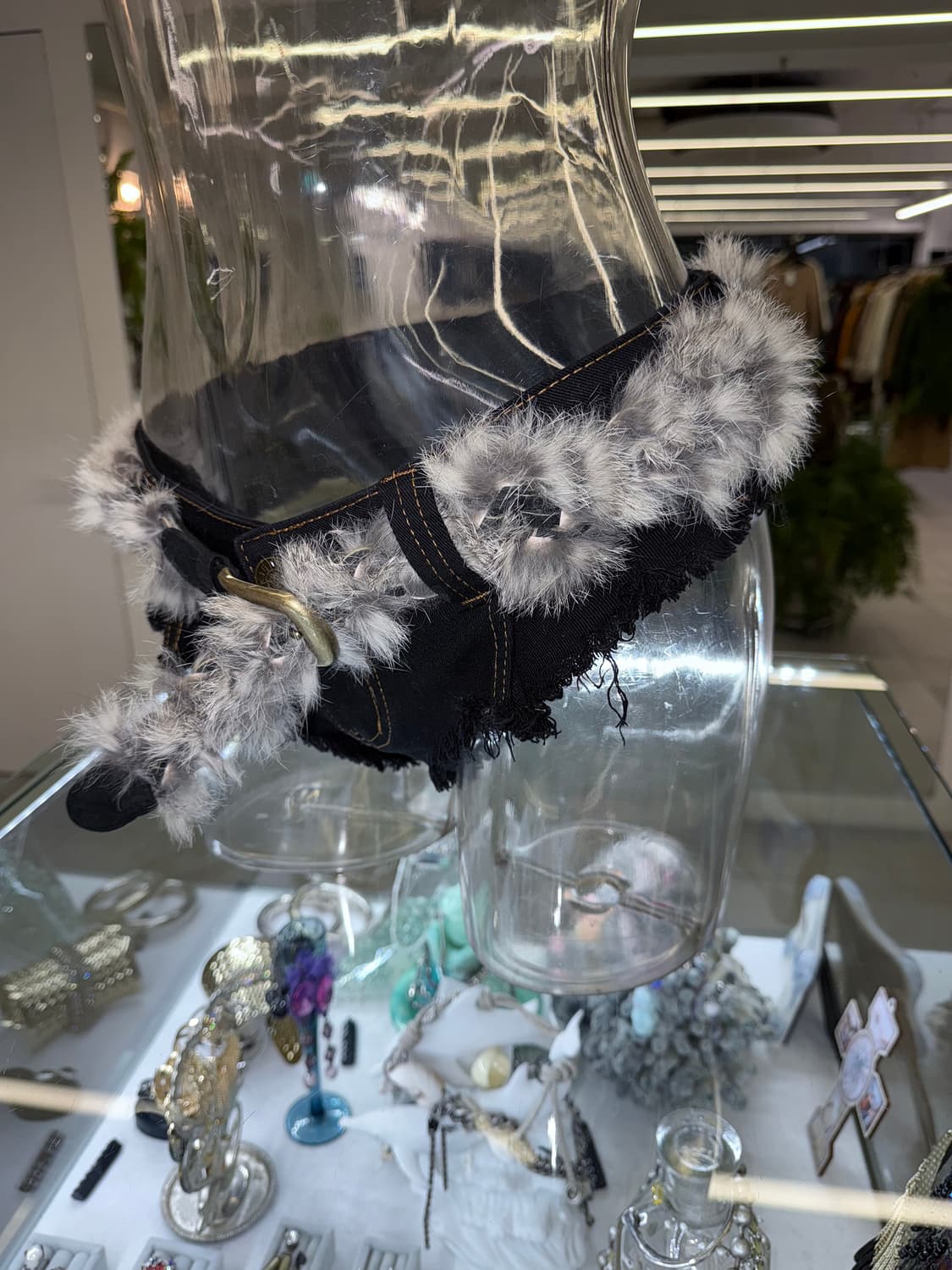 real fur twist belt 상품이미지2