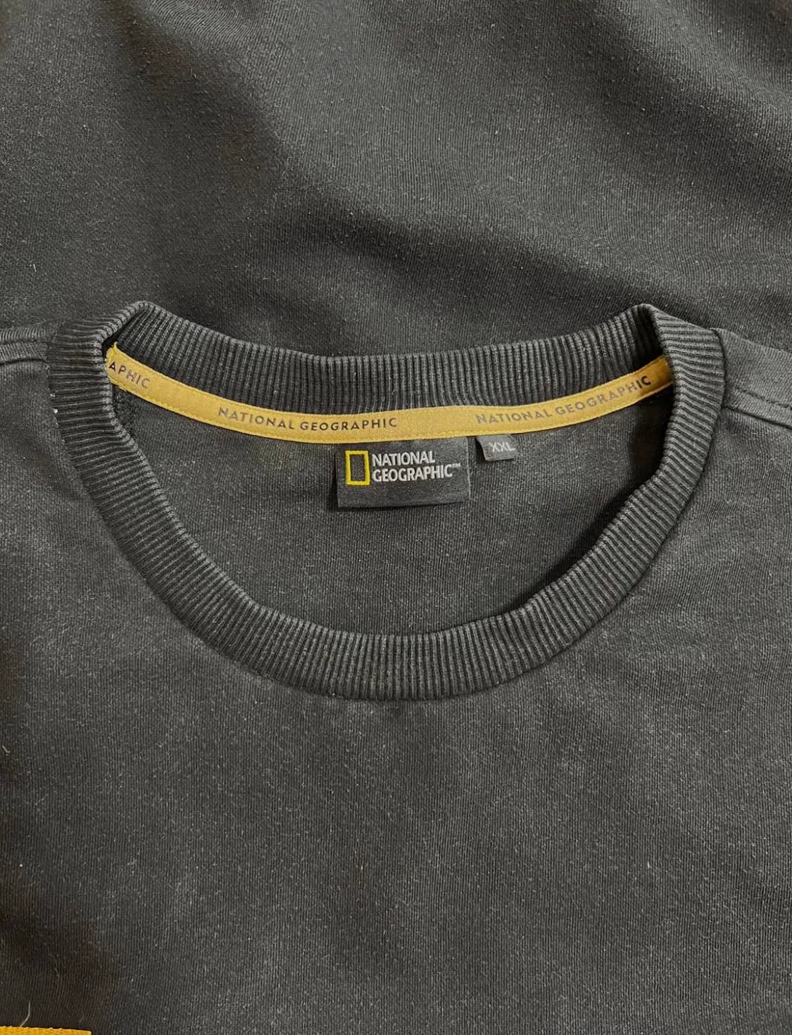 내셔널지오그래픽 남성 블랙 라운드맨투맨티셔츠 XXL 상품이미지4