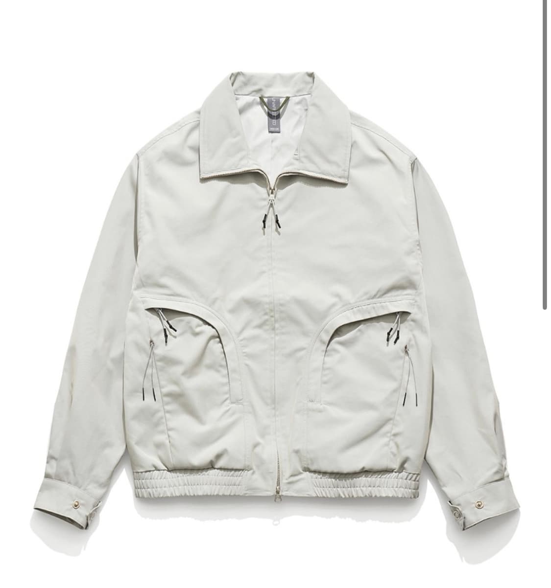 새상품(M)언어펙티드 에비에이터 블루종 자켓 라이트그레이 상품이미지3