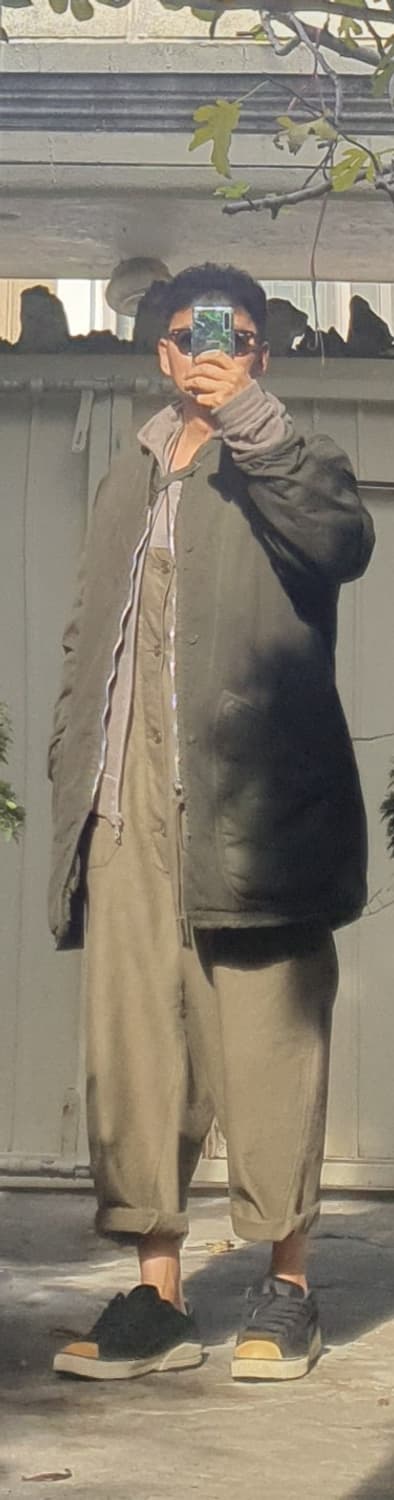 빈티지 스웨덴군 퍼 라이너 + m-65 피쉬테일 파카 커스텀 자켓. 상품이미지9