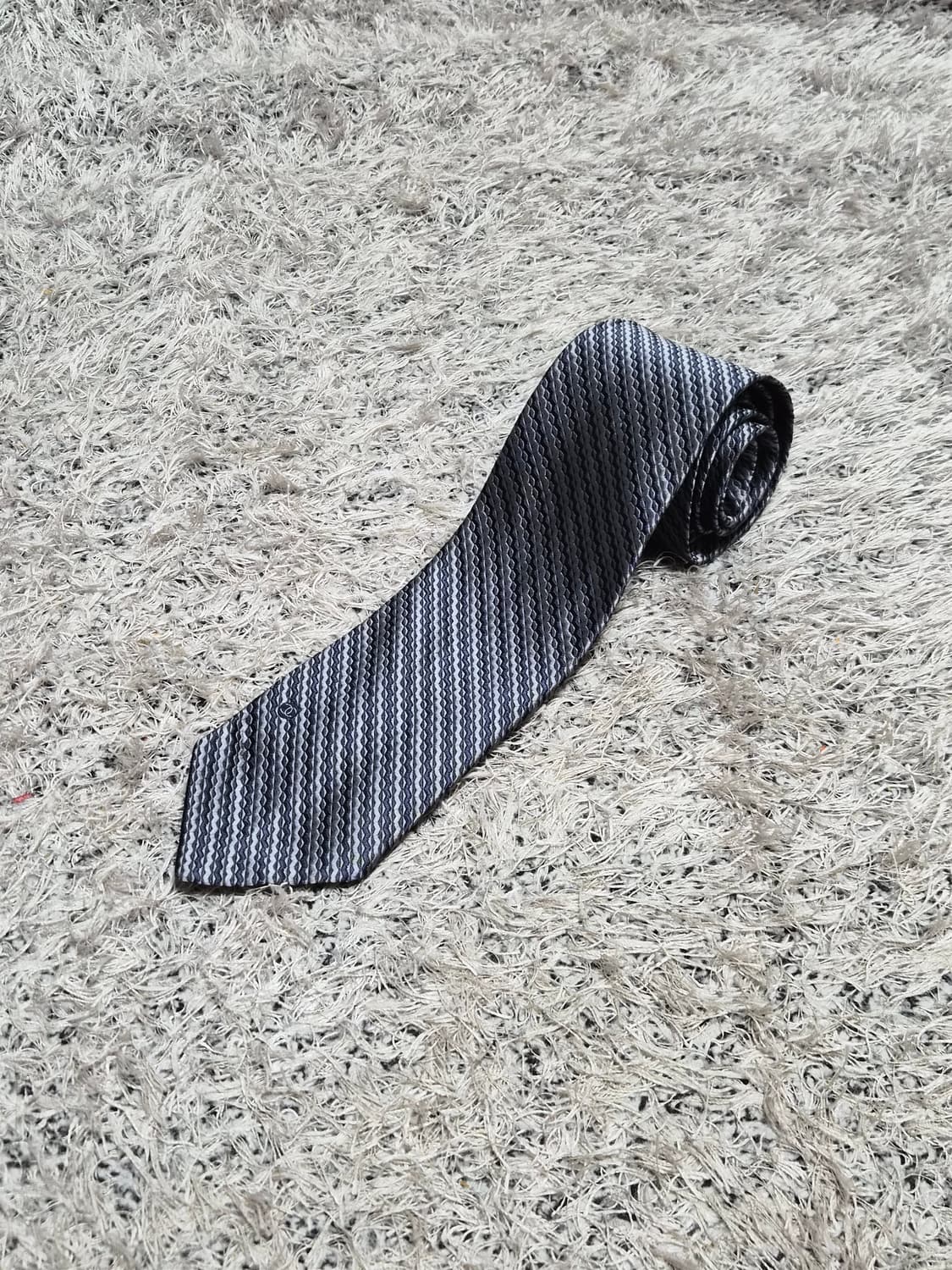 Chanel 사선 패턴 넥타이 Free - N61 상품이미지1