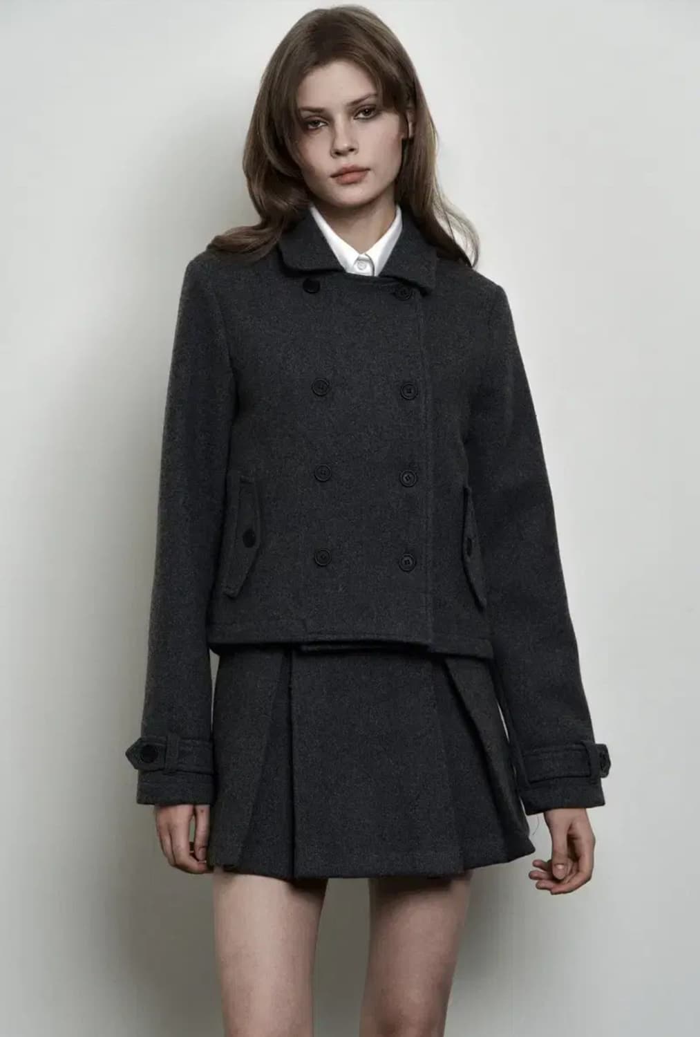 시너진 PLAIN WOOL DOUBLE COAT 상품이미지2