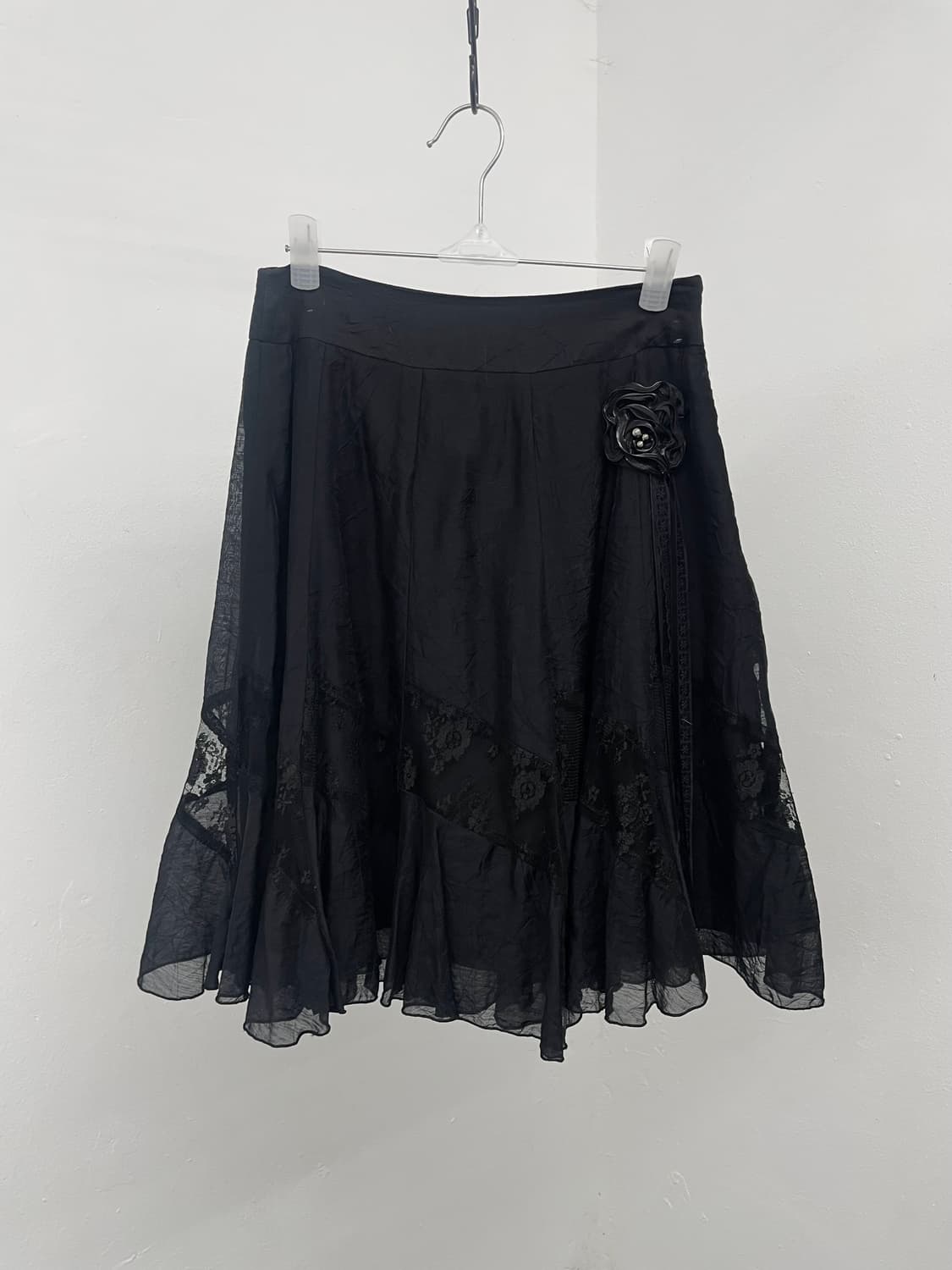 고딕 레이스 로즈 스커트 상품이미지1