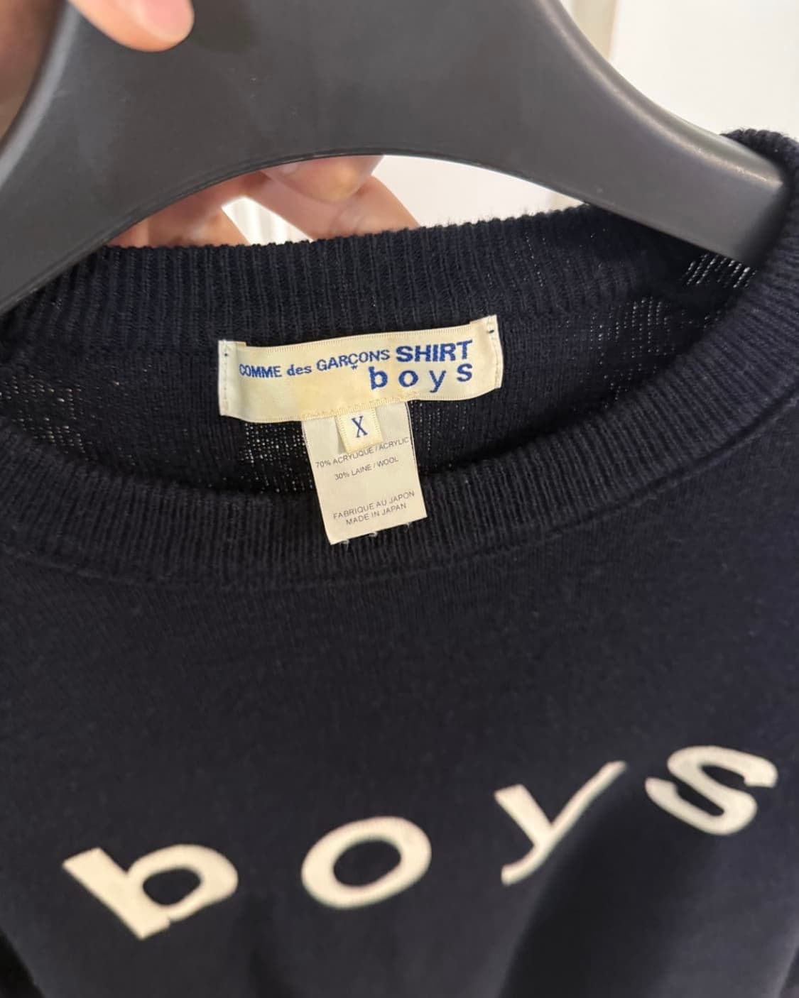 꼼데가르송 셔츠 boys 니트 상품이미지3