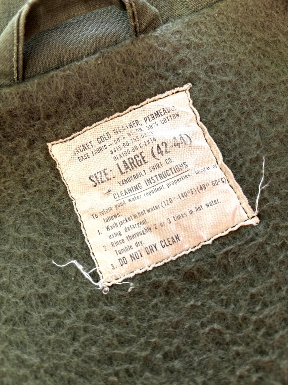 80's 미 해군 A-2 덱 자켓 L(~105) 상품이미지8