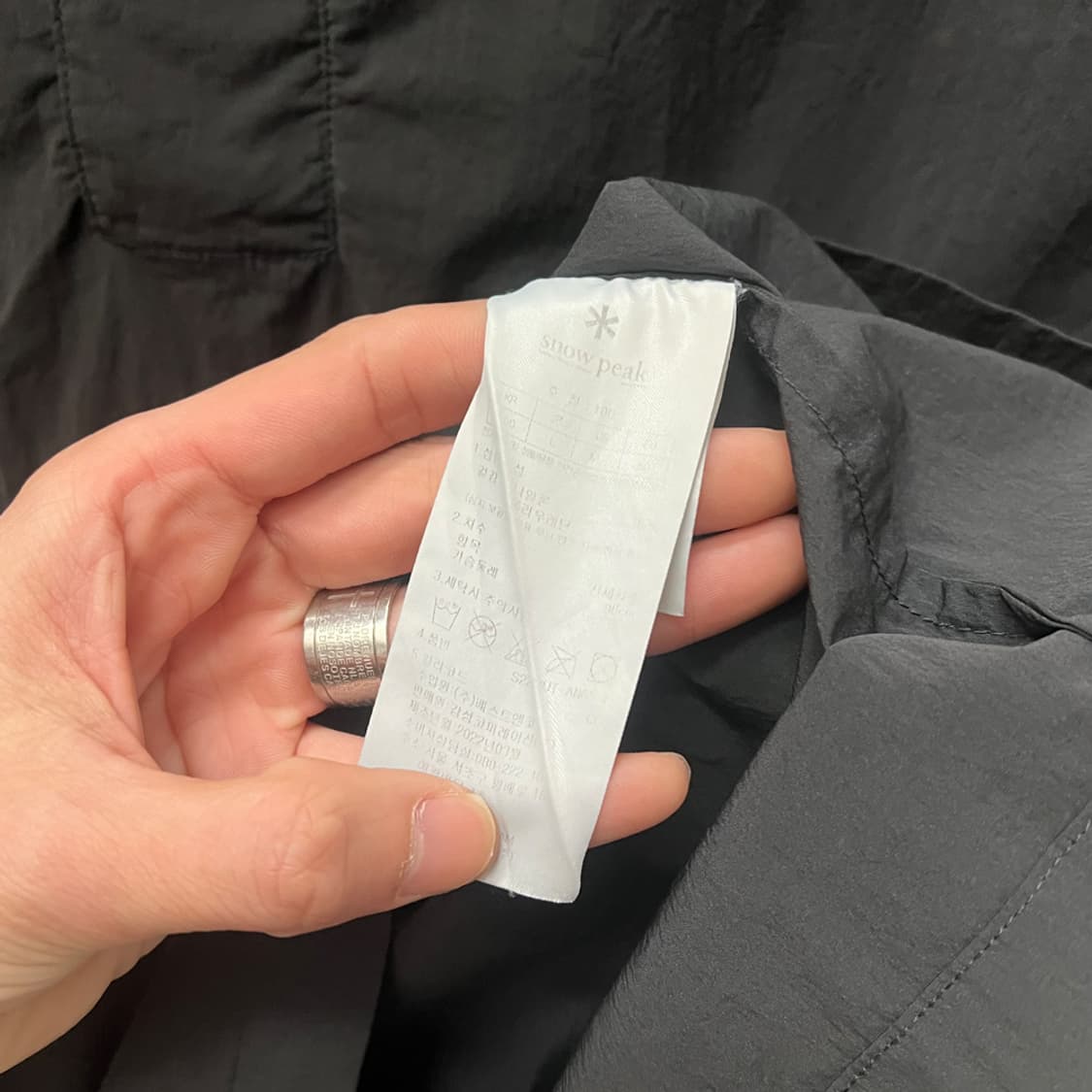 스노우피크 루트 후드 반팔 아노락 100 상품이미지4