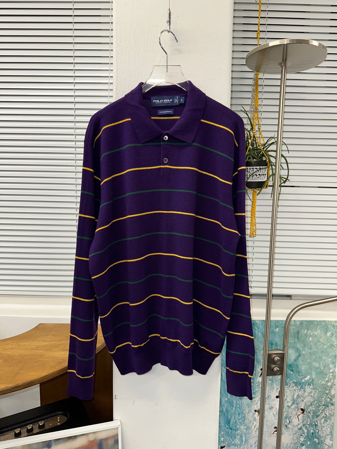 폴로 랄프로렌 스트라이프 카라 니트  상품이미지1