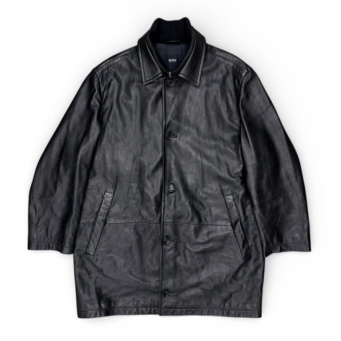 휴고 보스 램 레더 카코트 상품이미지1