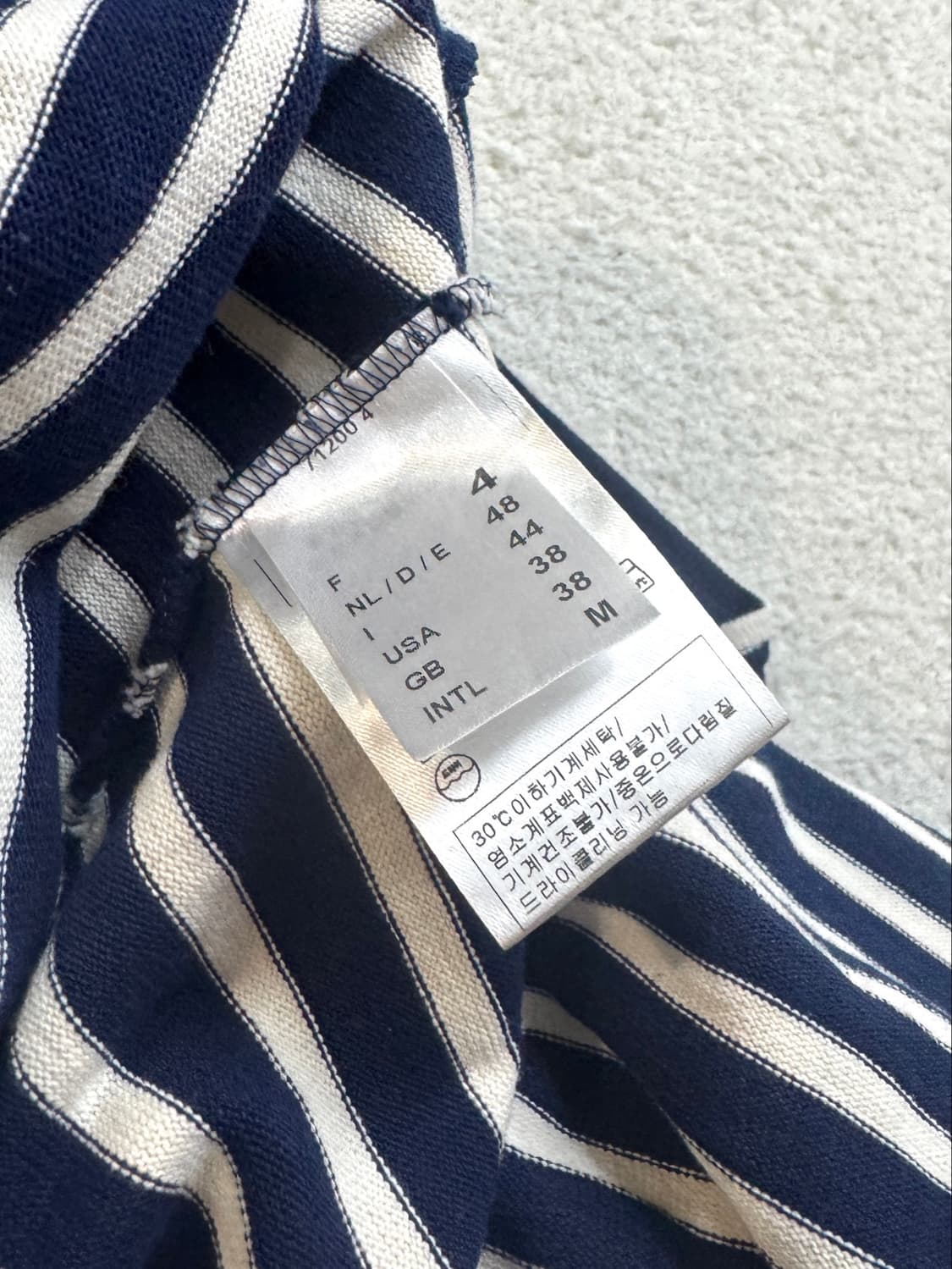 세인트제임스 네이비 엘보 보더티 상품이미지7