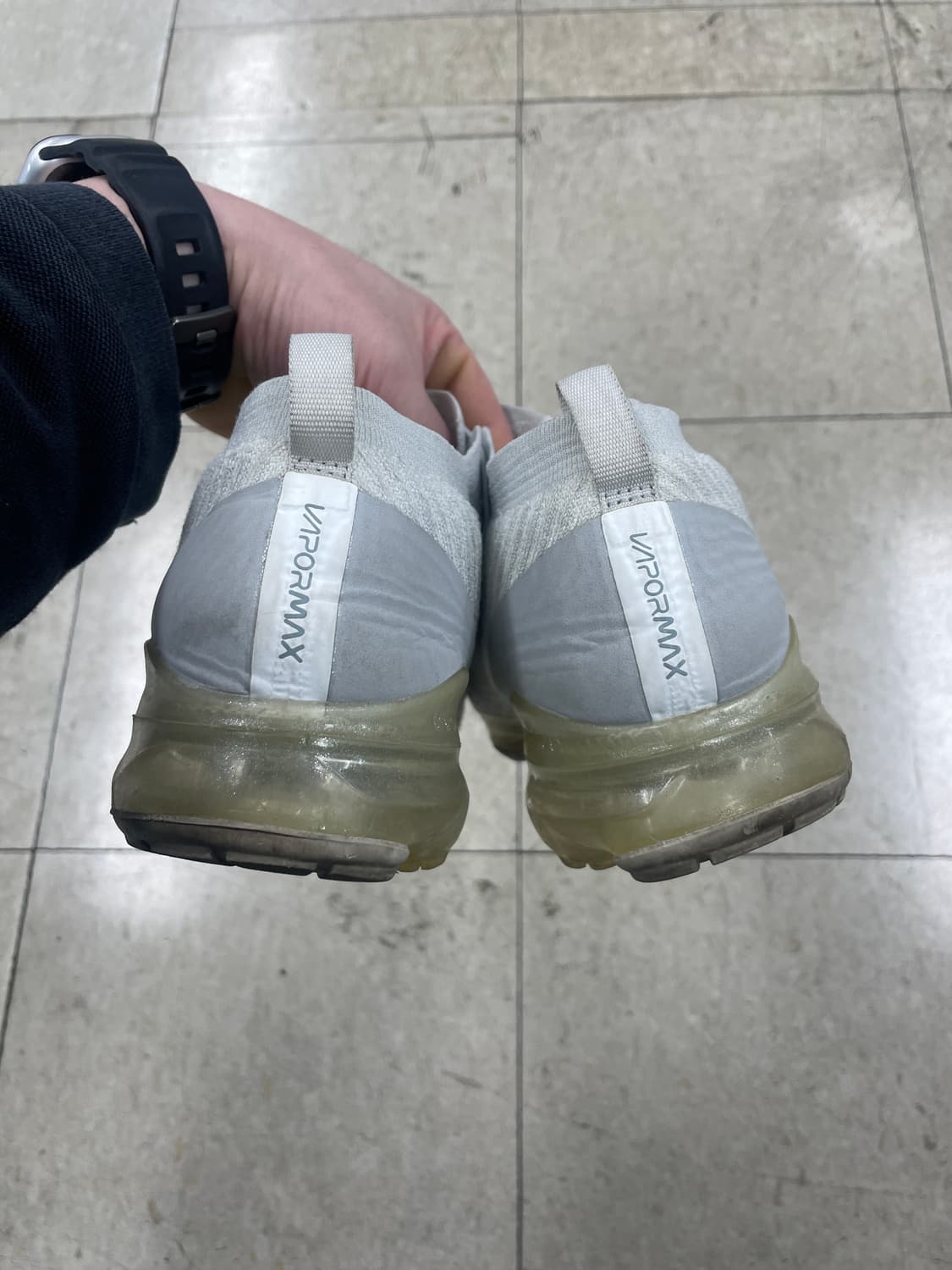 나이키 베이퍼맥스 플라이니트3 퓨어 플래티넘 상품이미지7