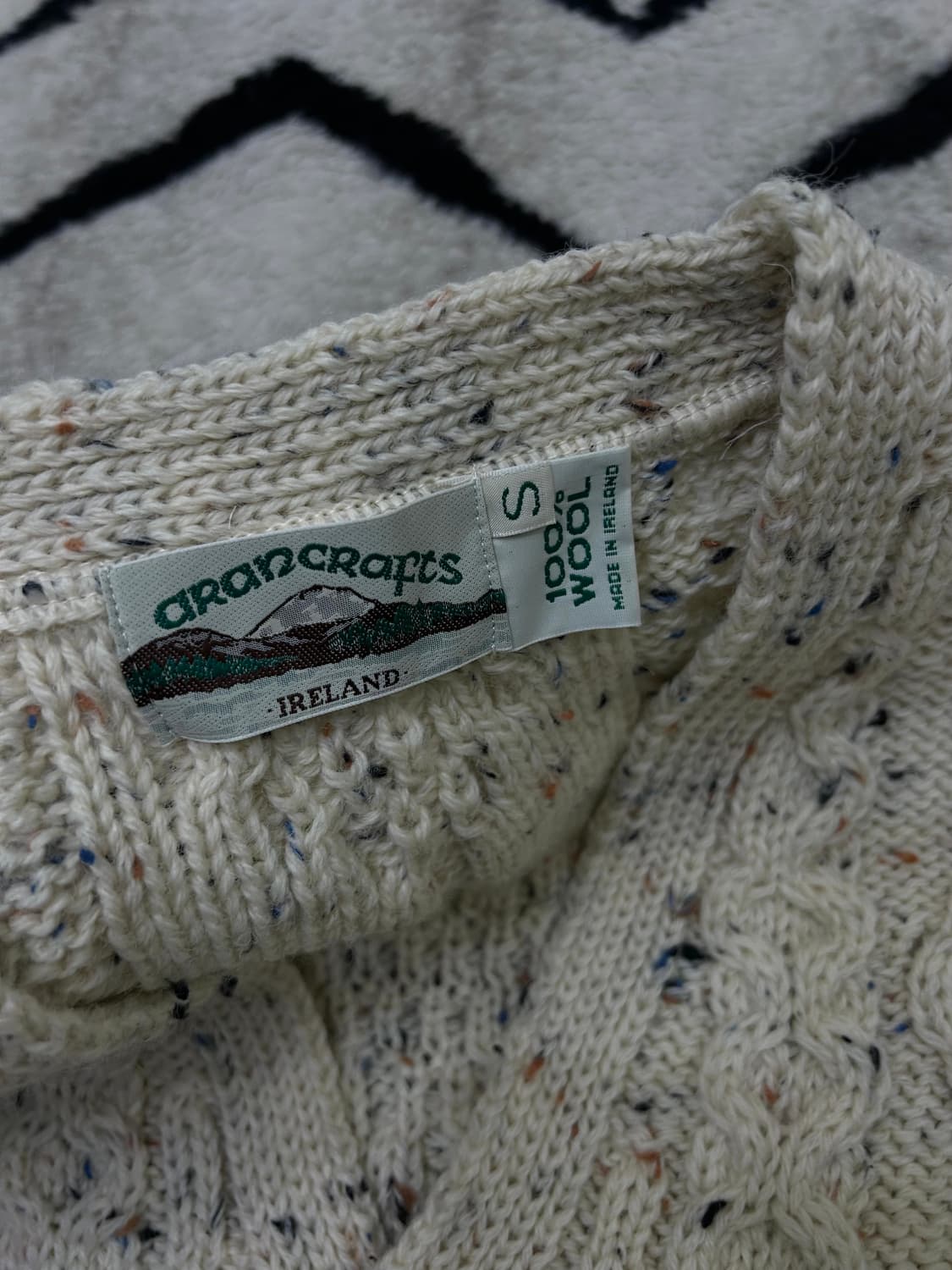 [실측L]아란크래프트 피셔맨 헤비울 니트 가디건 상품이미지4