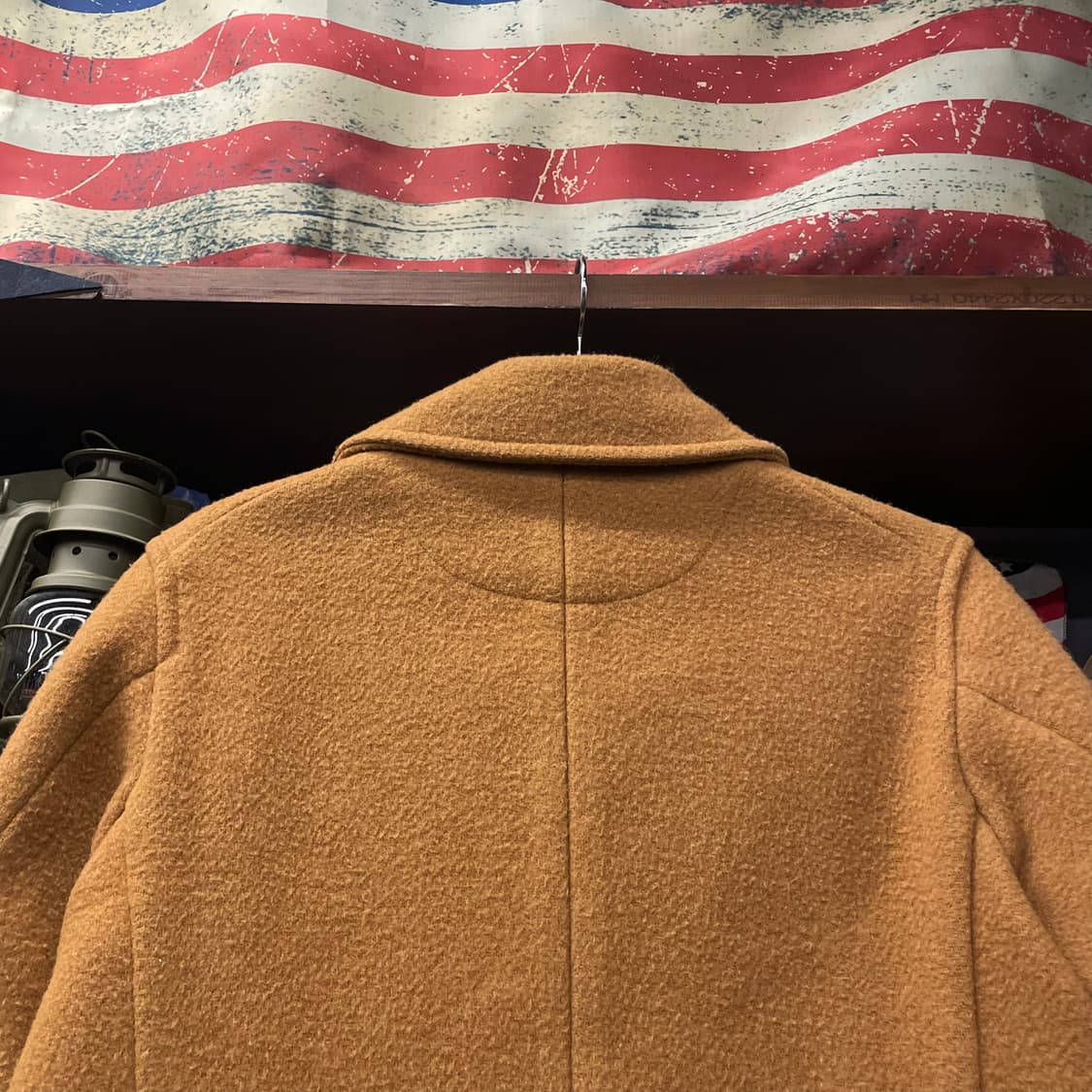 단톤 울 파일 싱글 라운드 카라 우먼 울 모직 자켓 N214 상품이미지4