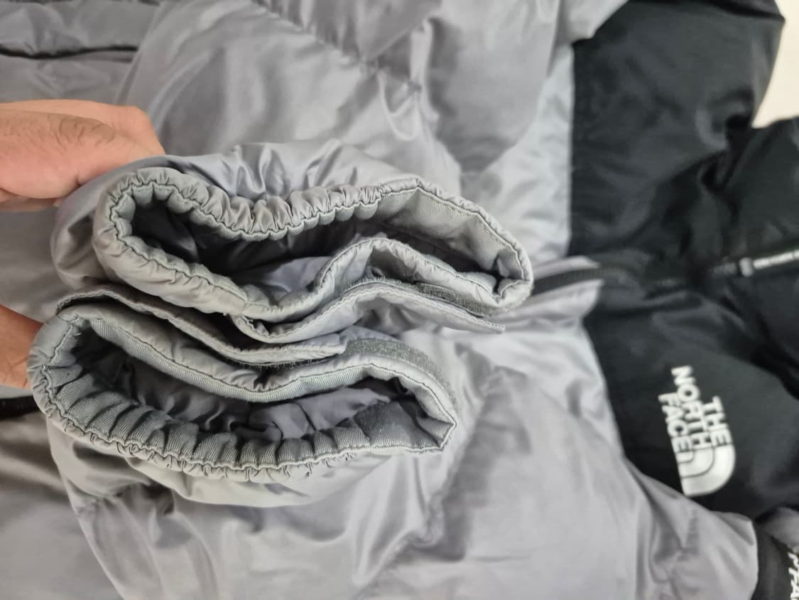 노스페이스 눕시 그레이 블랙 패딩 L/100 상품이미지9