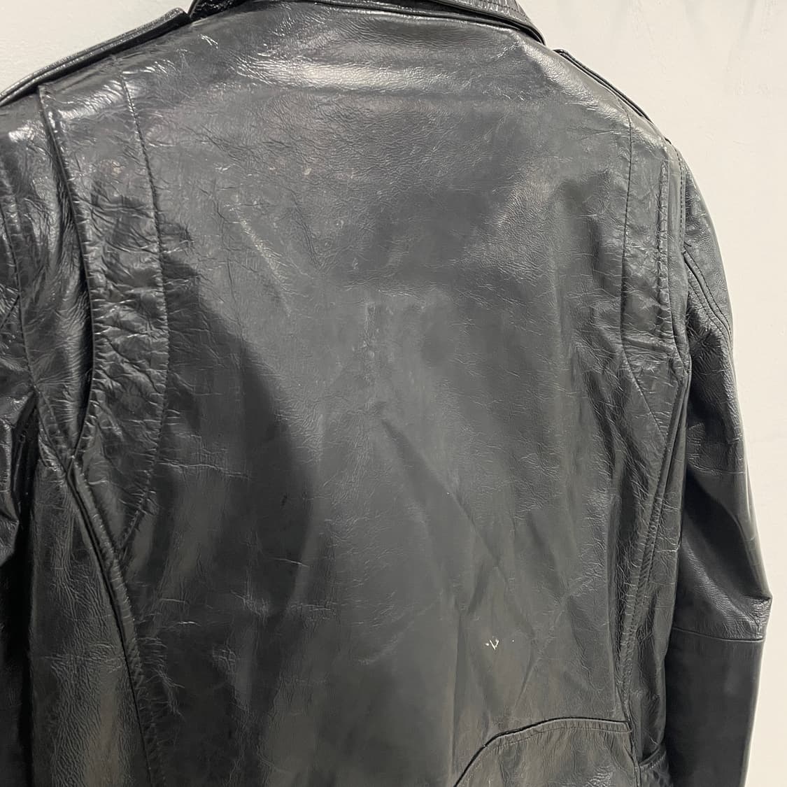 이로 블랙 레더 라이더 자켓 상품이미지6