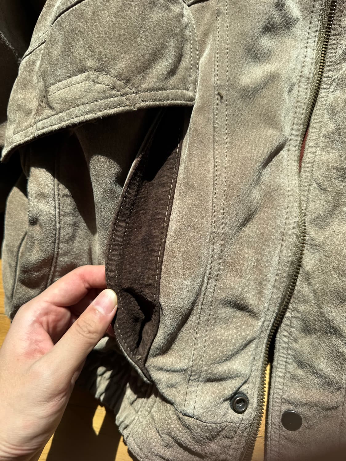 리바이스 스웨이드 봄버자켓 상품이미지7