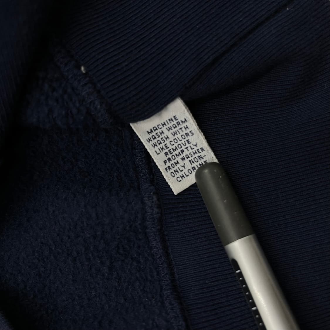 폴로 랄프로렌 골프로고 네이비 반집업 M 상품이미지5