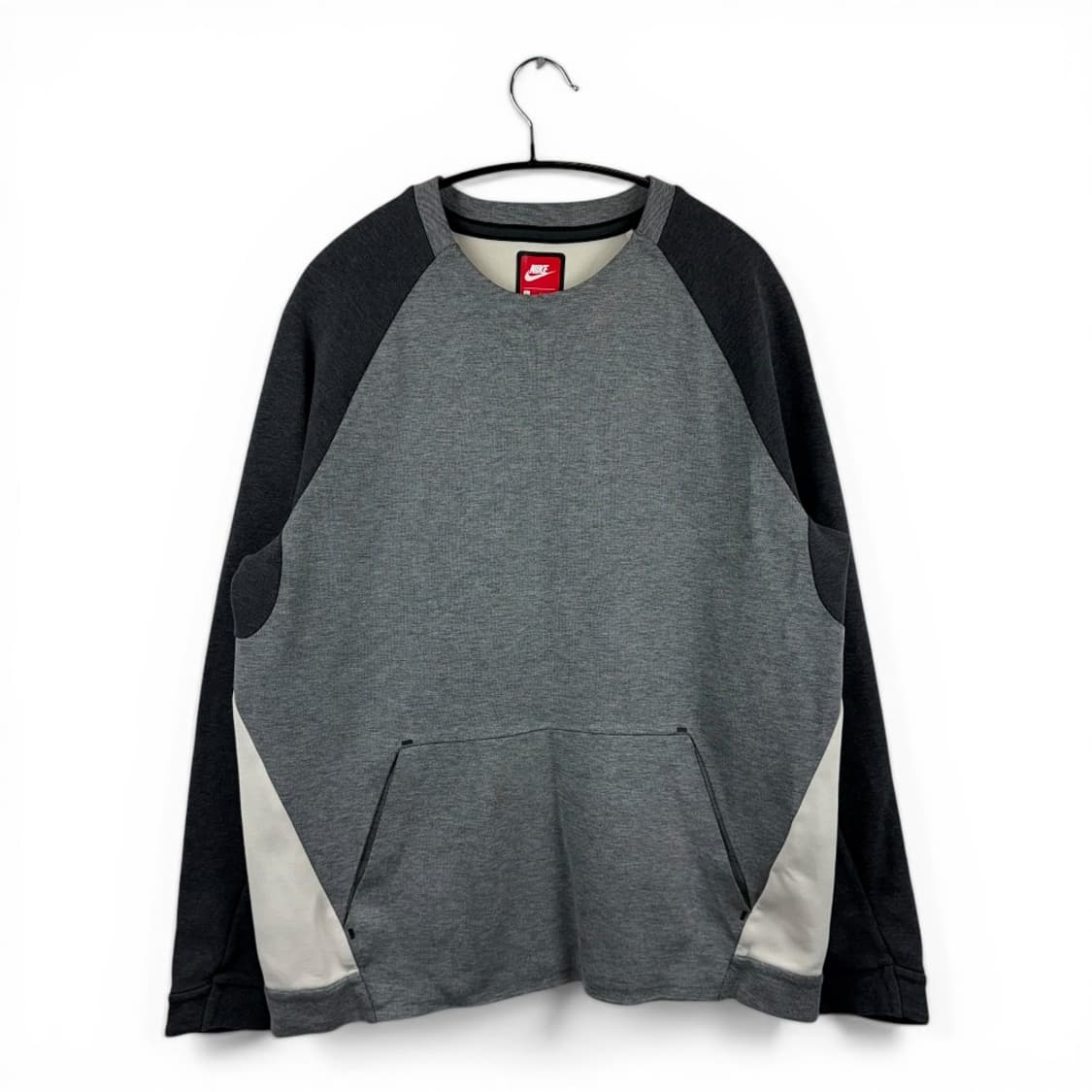 (L) 나이키 테크팩 맨투맨 그레이 상품이미지1