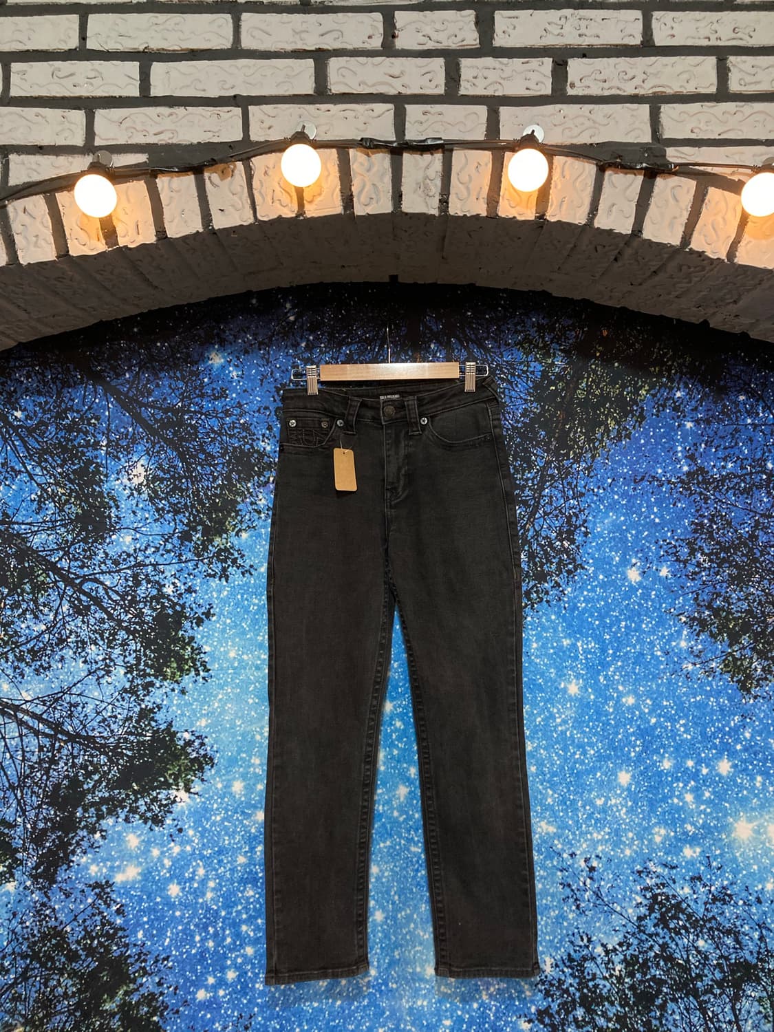 ⚜️True Religion(트루릴리전) 블랙 데님 팬츠 상품이미지1