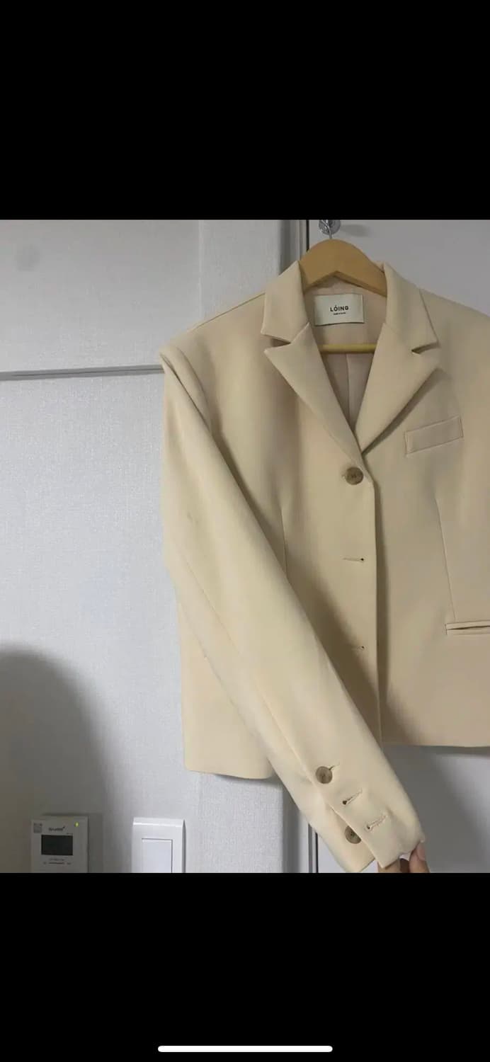 버터색 숏 자켓 상품이미지2