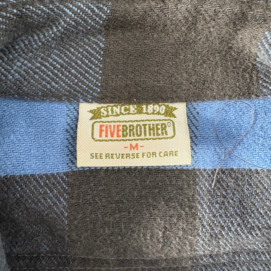 90s USA FIVE BROTHER 플란넬 셔츠 상품이미지8