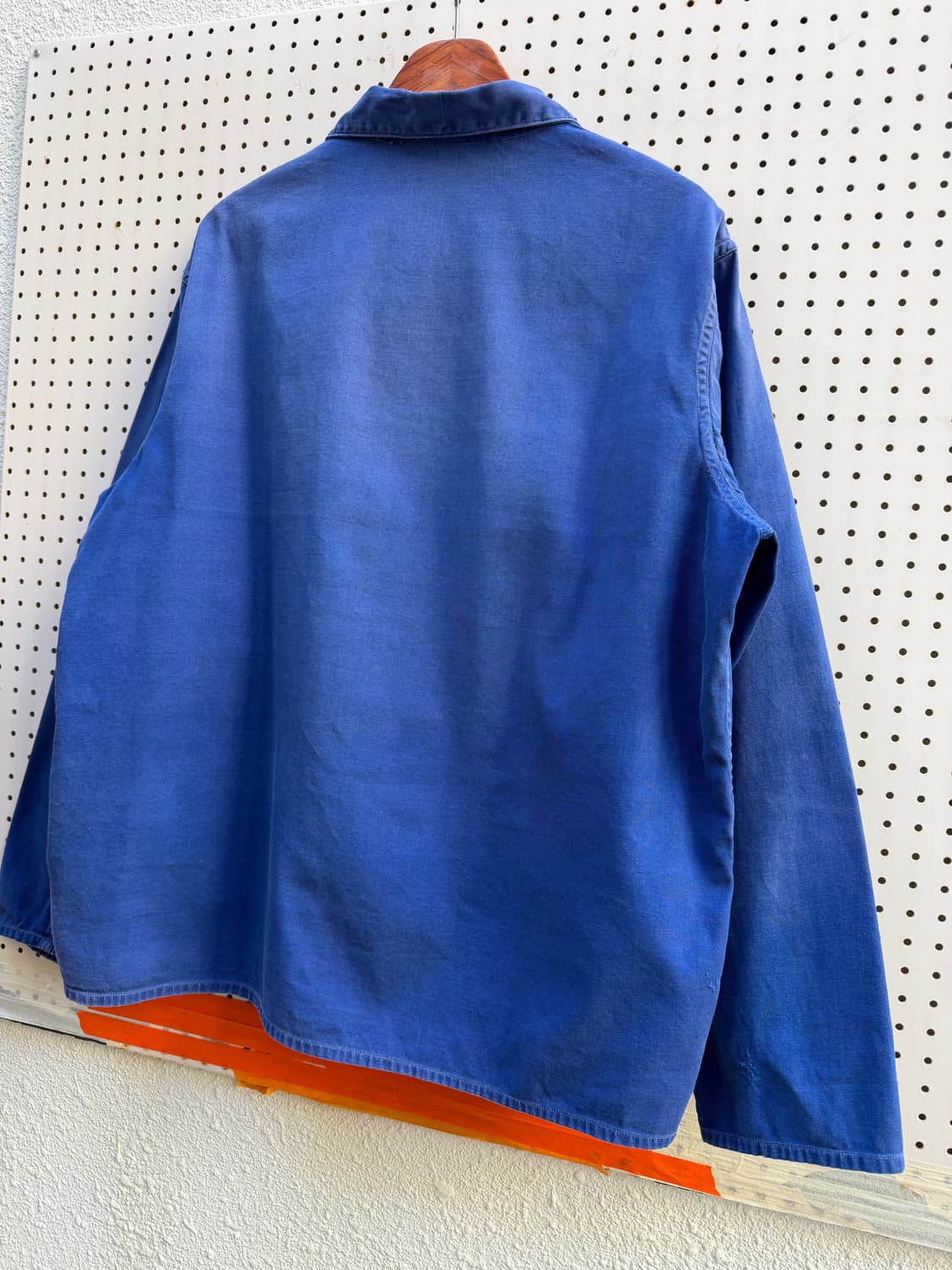 1970s FADED WASHED BLUE OLD 빈티지프렌치워크자켓 상품이미지8