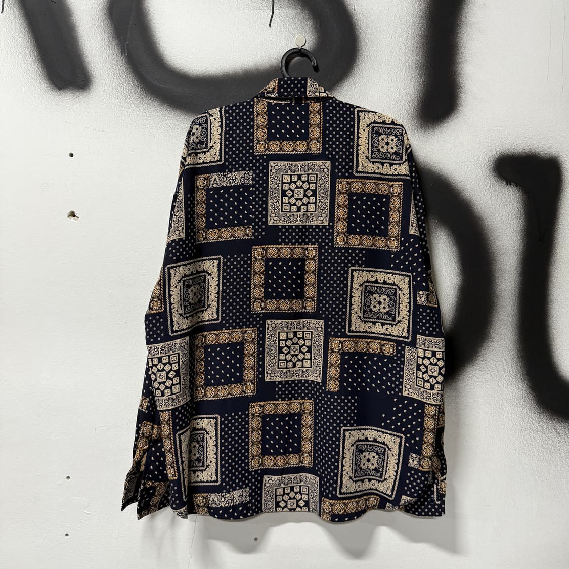 VTG 빈티지 빅사이즈 에스닉 바로크 패턴 긴팔 셔츠 상품이미지2