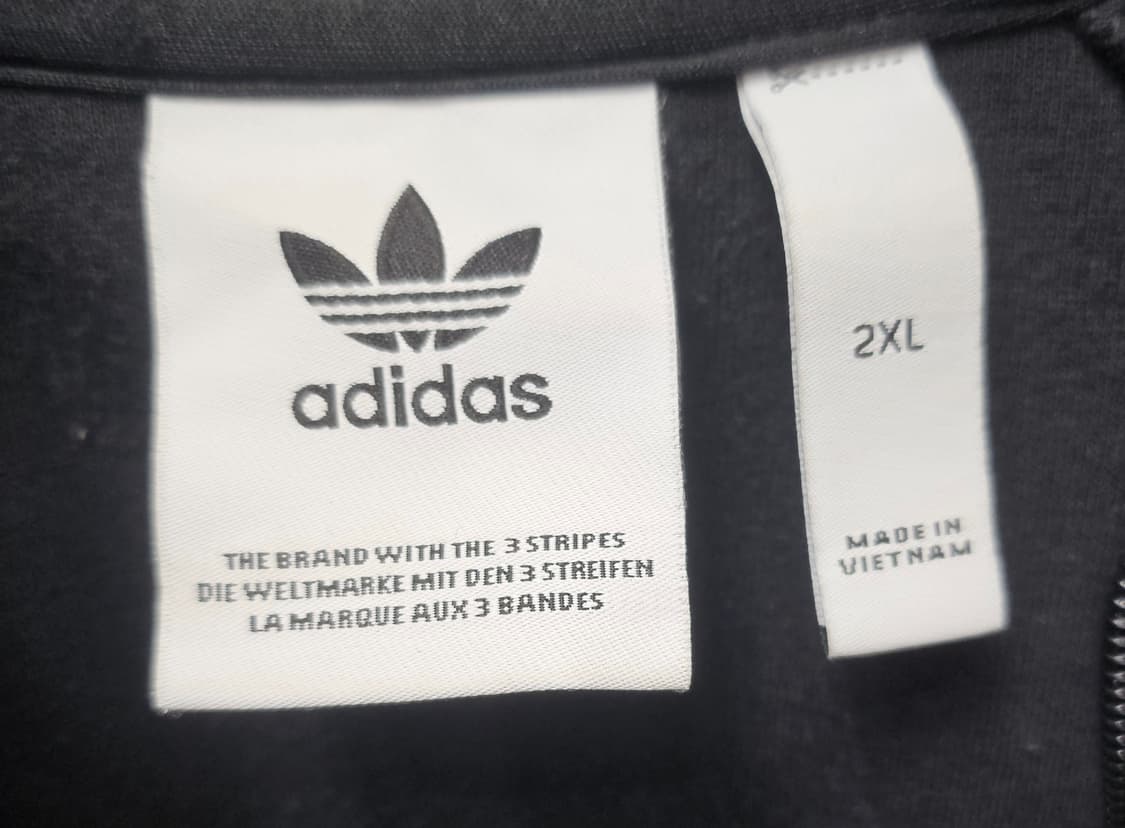 (110)2XL ☆초대장급☆ 아디다스 슈퍼스타 2중지퍼[검흰] 트랙탑져지 상품이미지2