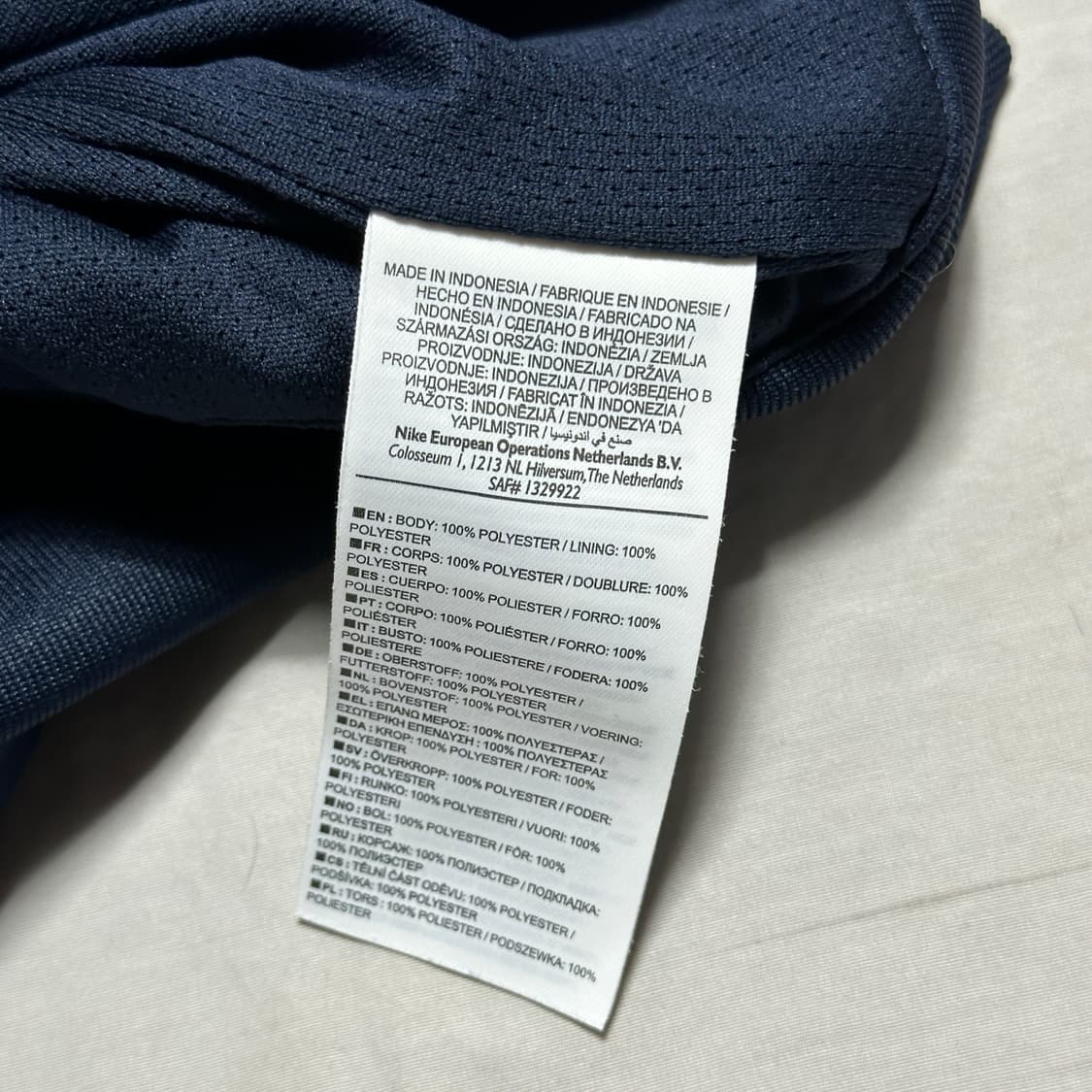 XS 나이키 아스날 팀 트레이닝 져지 상품이미지5