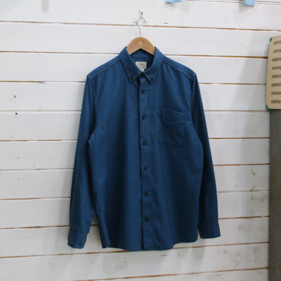 (착용컷) L.L.Bean 하운즈투스 체크 셔츠 (남성용 100) 상품이미지1