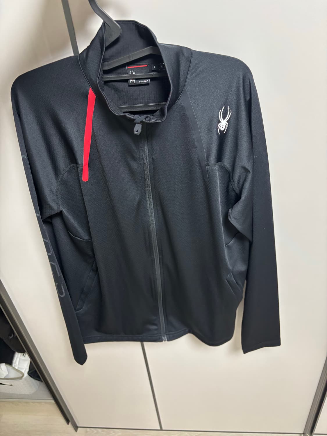  스파이더 블랙 집업 상품이미지1