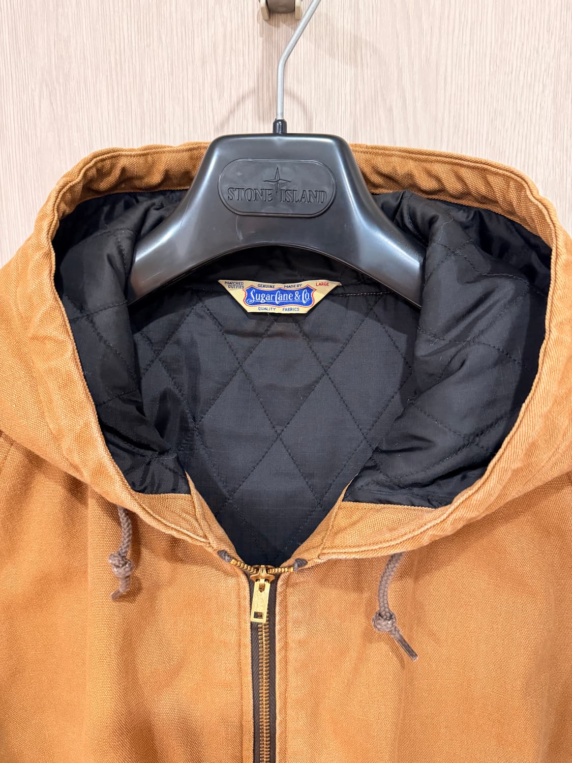 슈가케인 24fw 코튼 덕 캔버스 페디드 워크 파카 상품이미지2