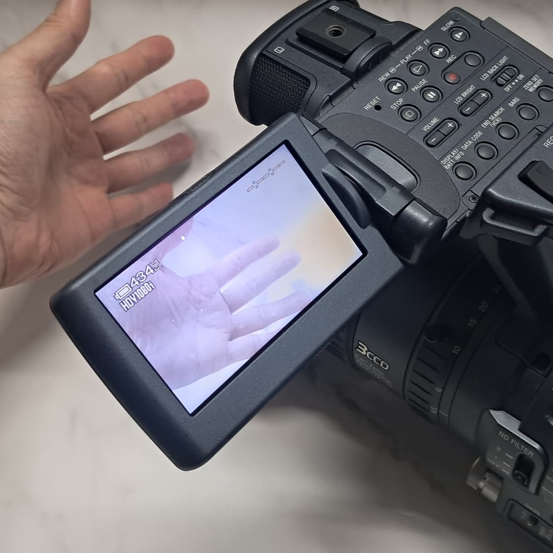 S급!) 소니 미니dv 3CCD 캠코더 HDR-FX1   상품이미지9