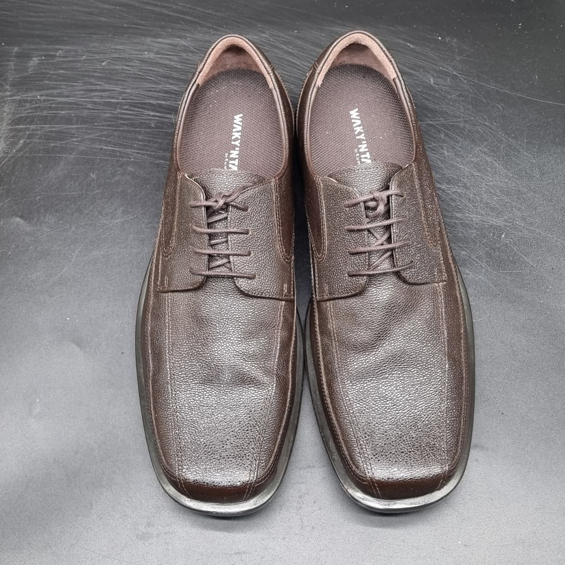 금강 와키앤타키 브라운남성구두 실사이즈 275 상품이미지2