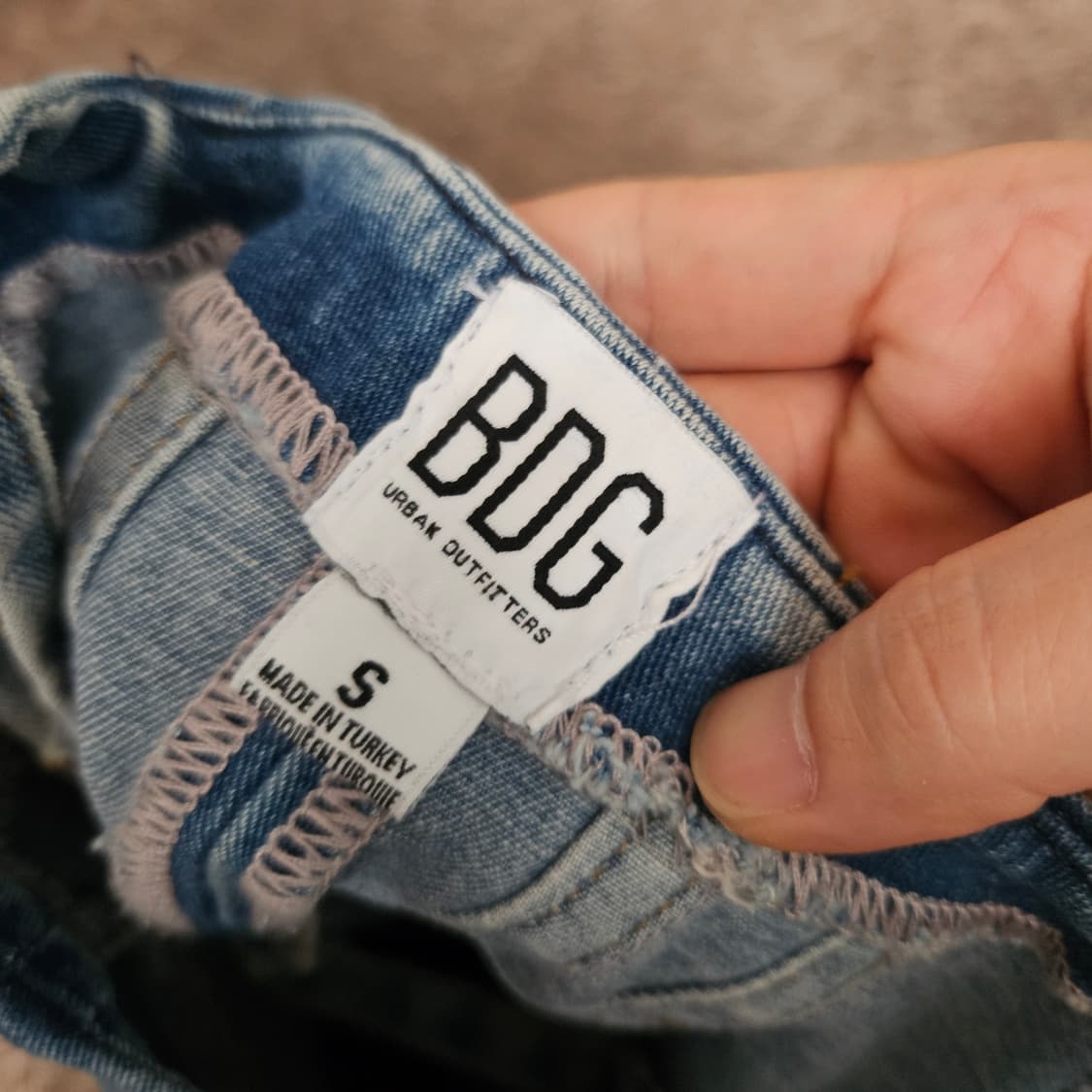 BDG 데님 크로셋 미니 원피스 S size 상품이미지7