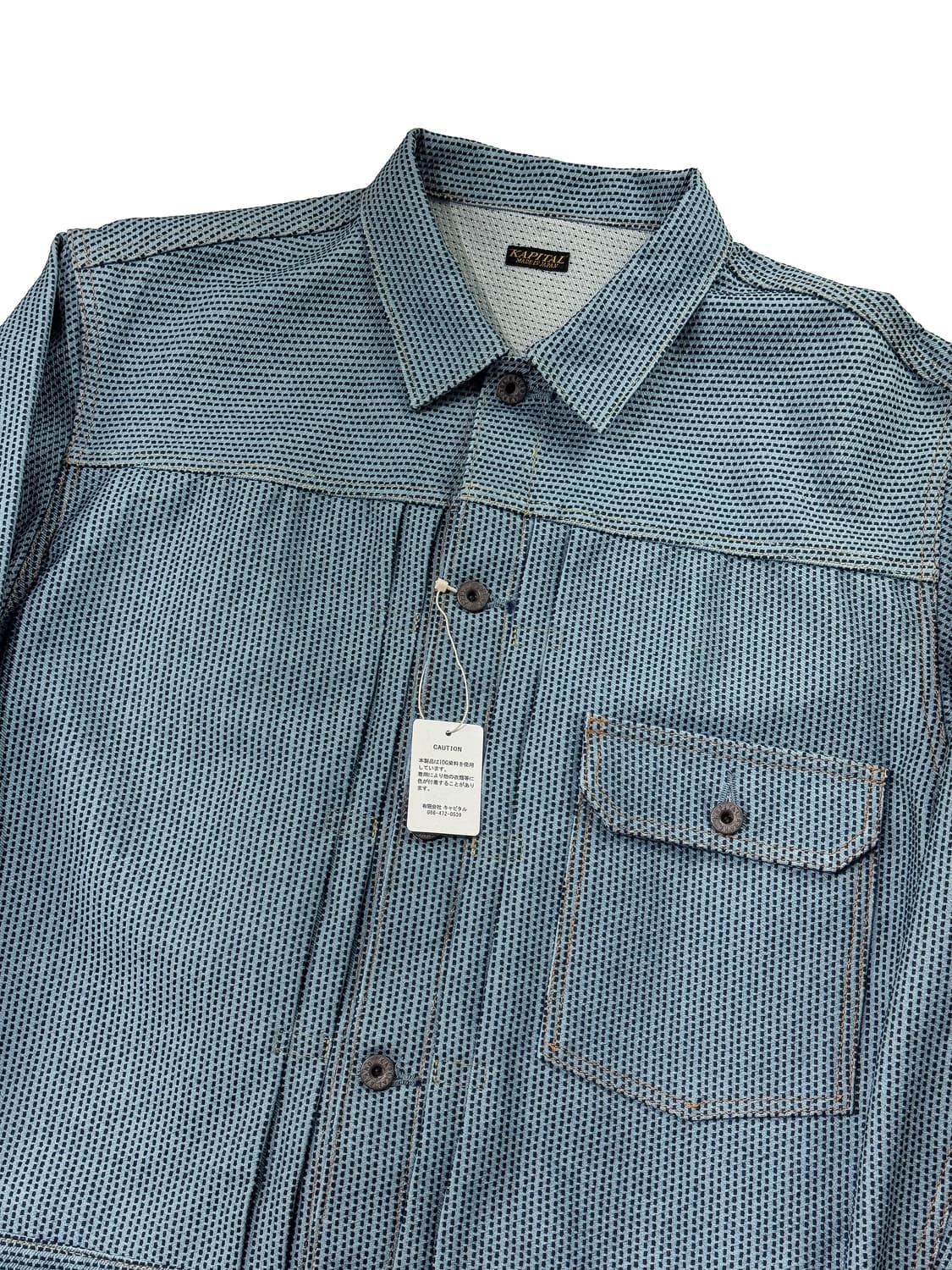 캐피탈 센츄리 데님 No.3 1st 자켓 블루 (새상품) 상품이미지3