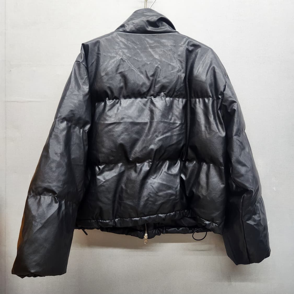 오디너리홀리데이 레더 스트링 투웨이 숏패딩 L 상품이미지4