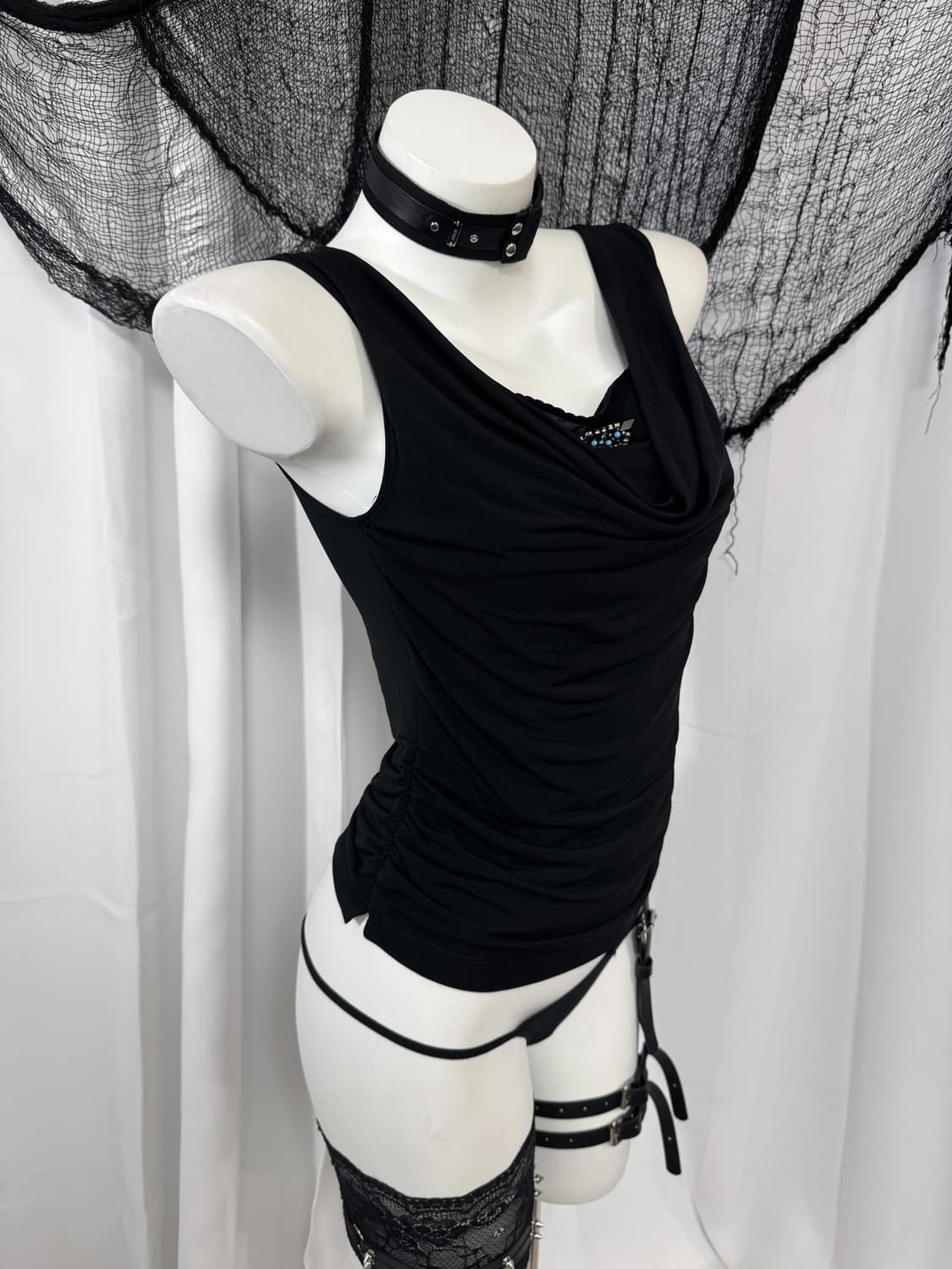 shirring sleeveless 상품이미지1