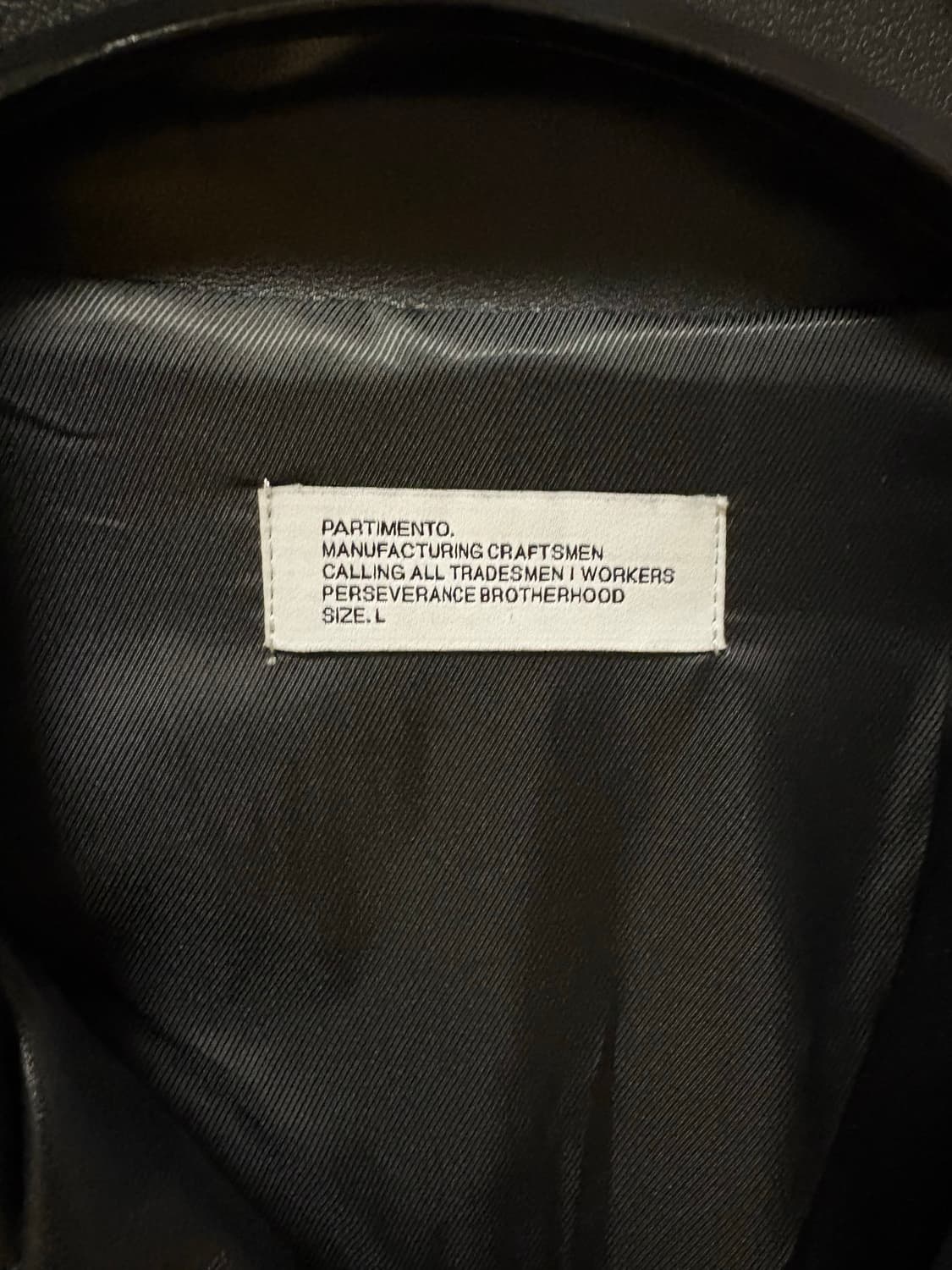 파르티멘토 레더 바시티 자켓 상품이미지3