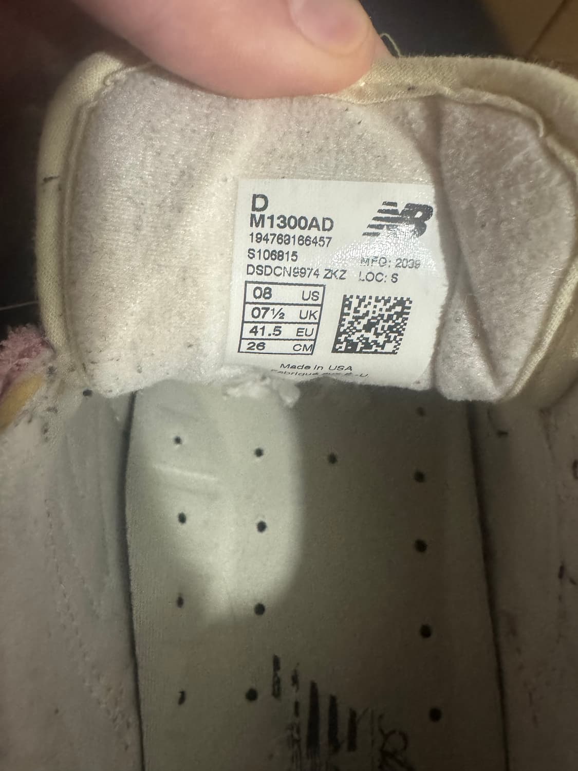 [260] 뉴발란스x에메레온도르 1300 더스티핑크  상품이미지5