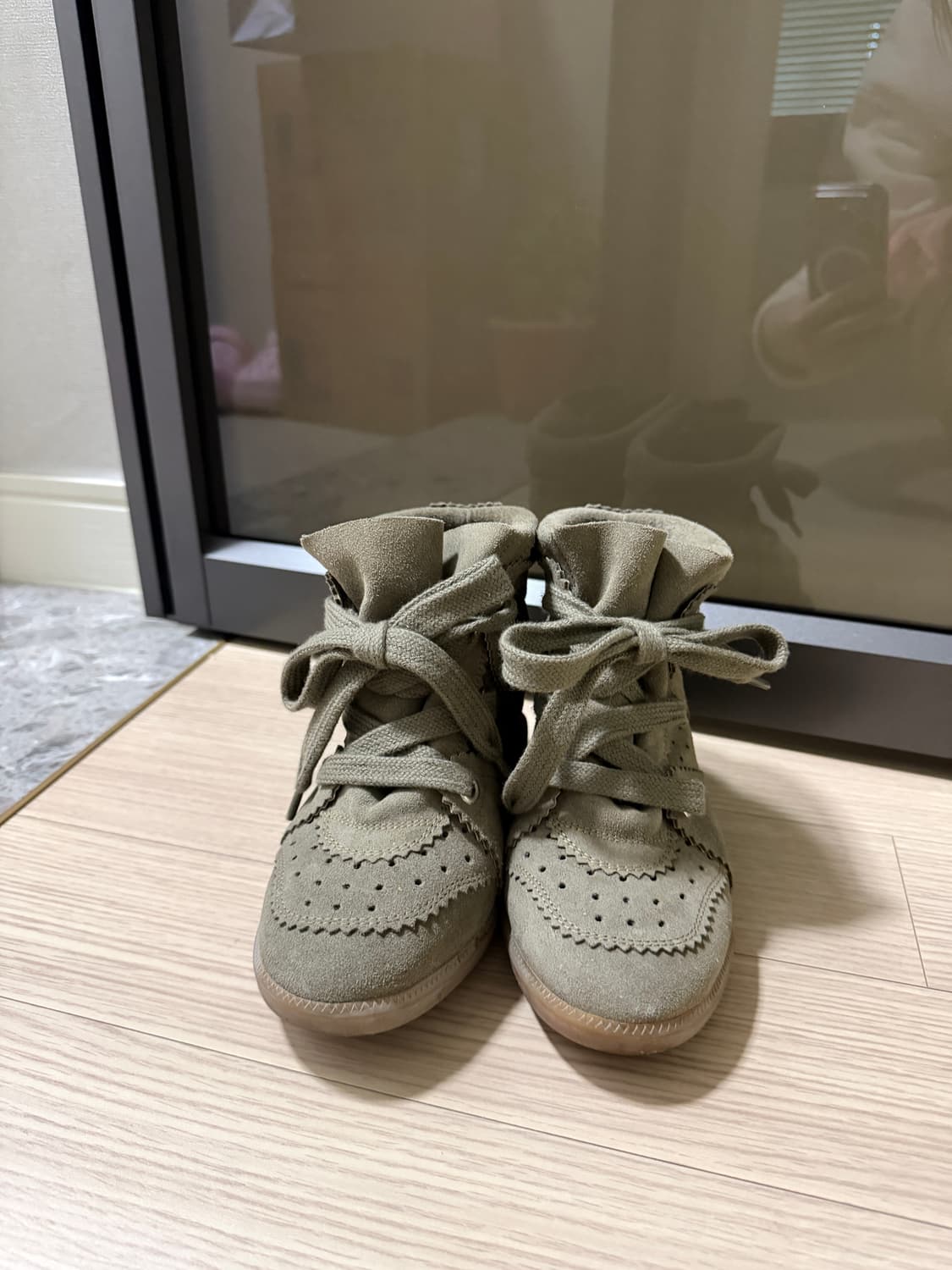 35) lsabel marant bobby 이자벨마랑 바비 웨지 스니커즈 상품이미지2