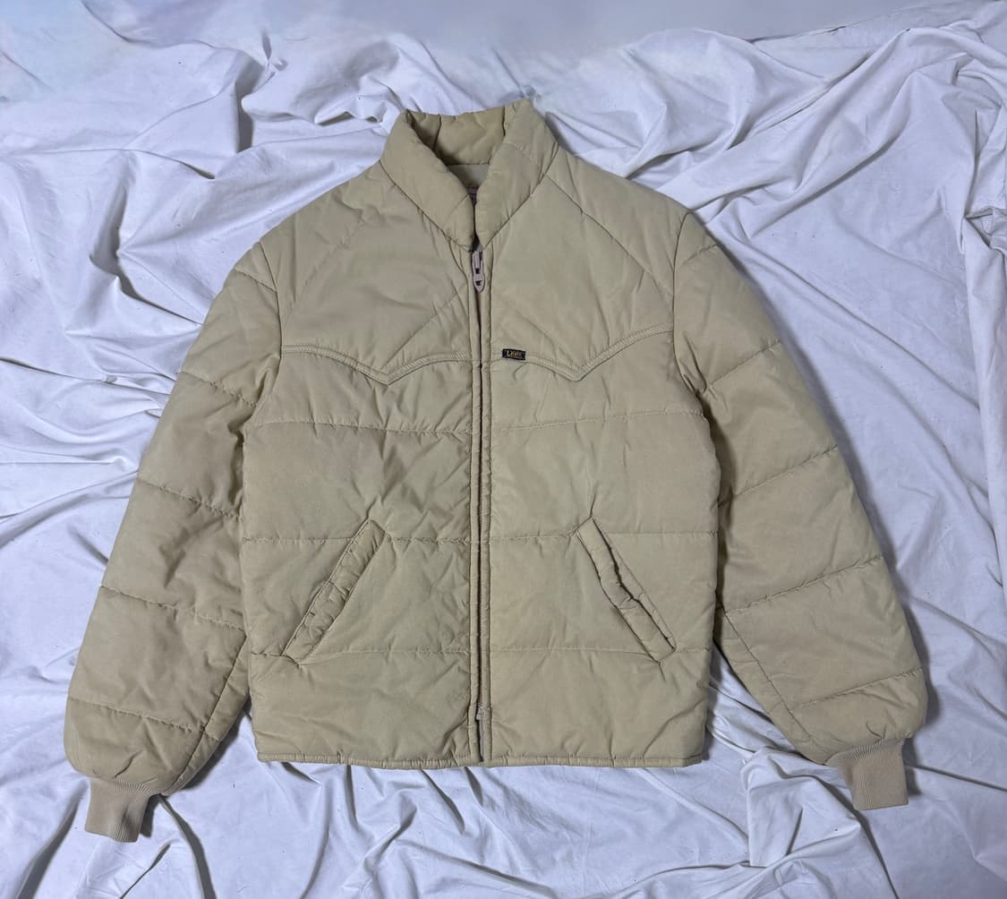 70s usa lee 스톰라이더 웨스턴 요크 나일론 패딩 상품이미지1